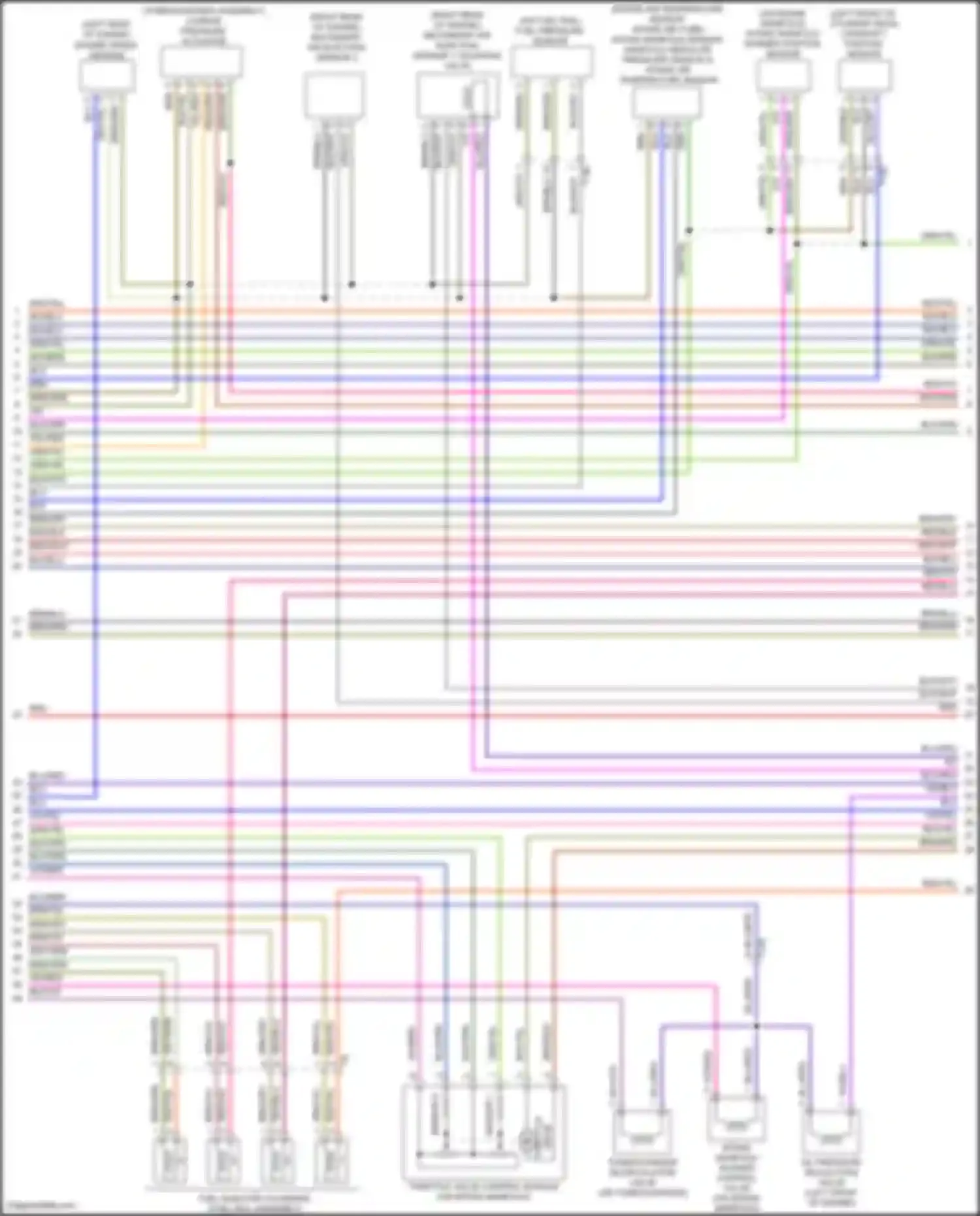 Beetle Volkswagen A5 (2011-2019): Wiring diagram engine performance 2.0l turbo (4 of 6)