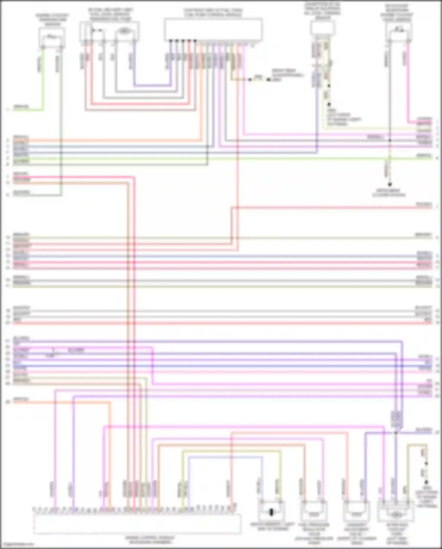 Beetle Volkswagen A5 (2011-2019): Wiring diagram engine performance 2.0l turbo (5 of 6)
