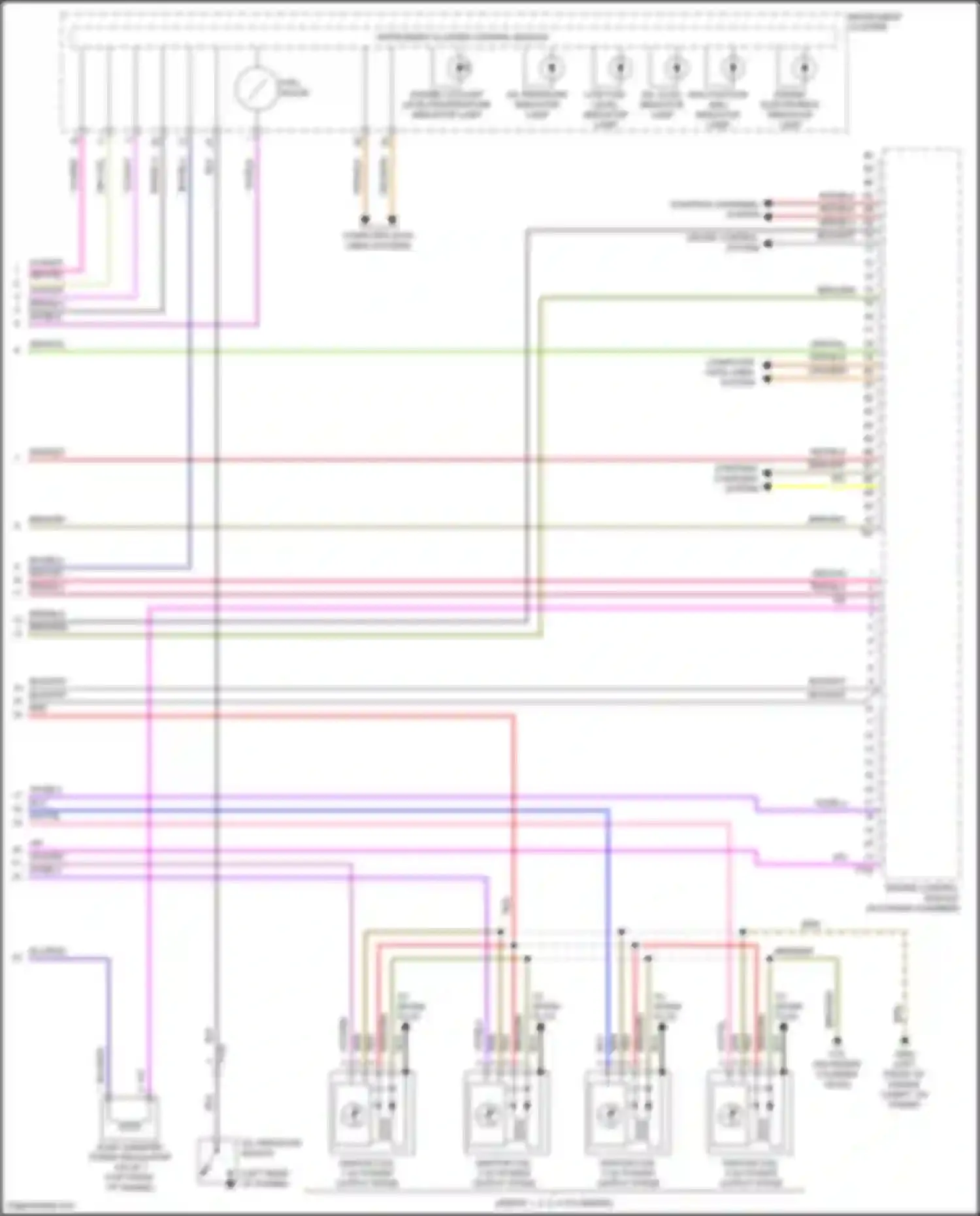 Beetle Volkswagen A5 (2011-2019): Wiring diagram engine performance 2.0l turbo (6 of 6)