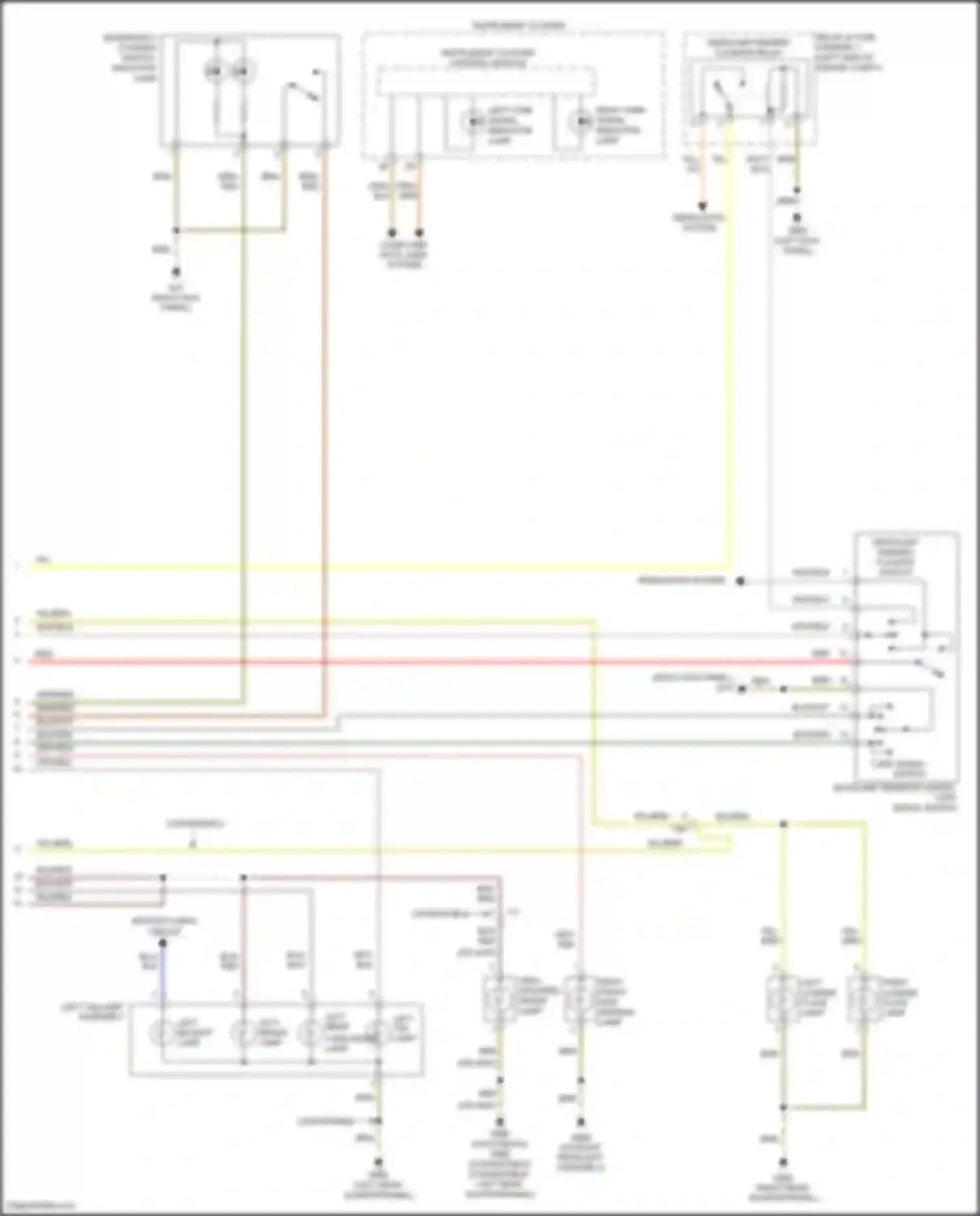 Beetle Volkswagen A5 (2011-2019): Exterior lamps circuit (2 of 2)
