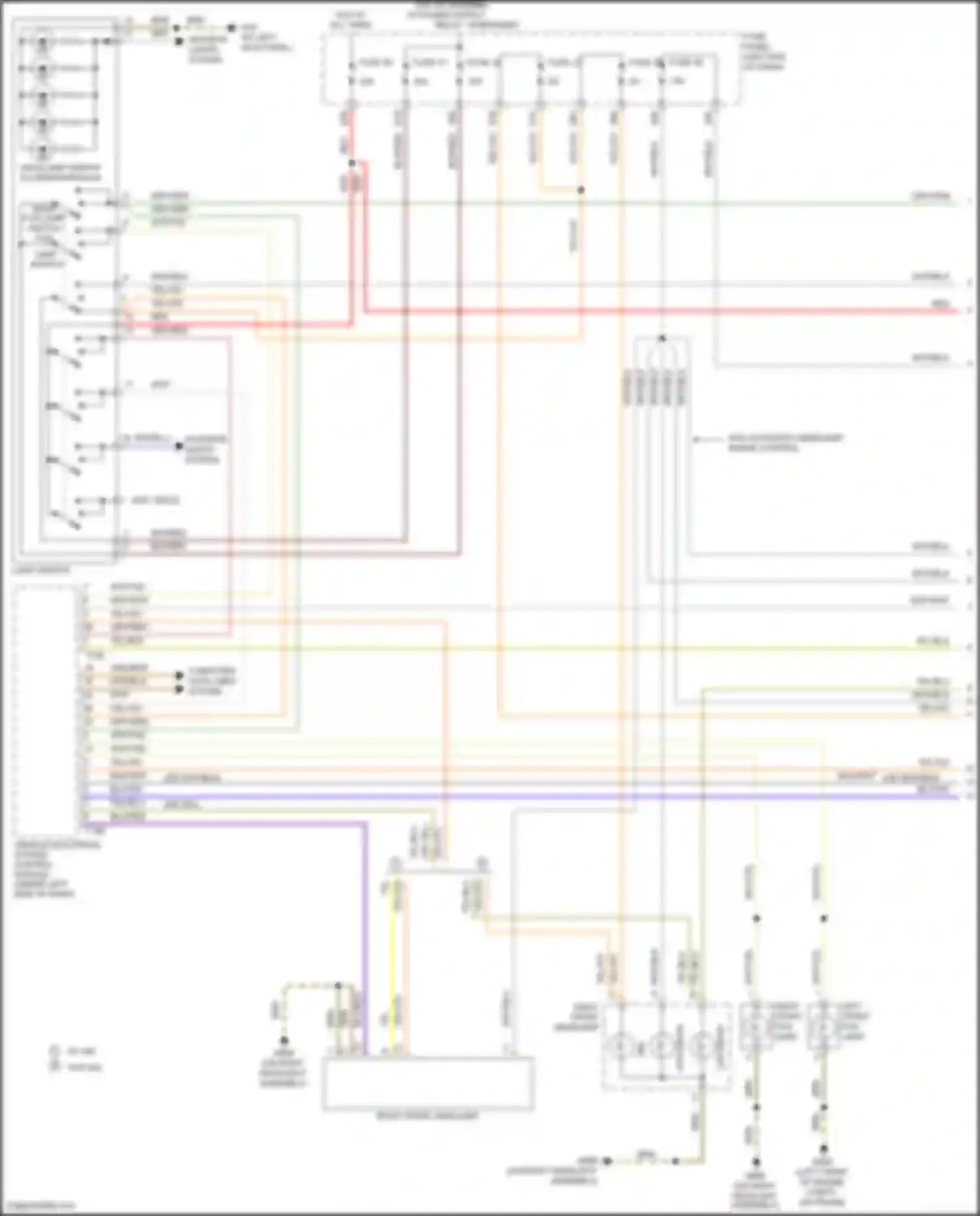 Beetle Volkswagen A5 (2011-2019): Headlights circuit (1 of 2)