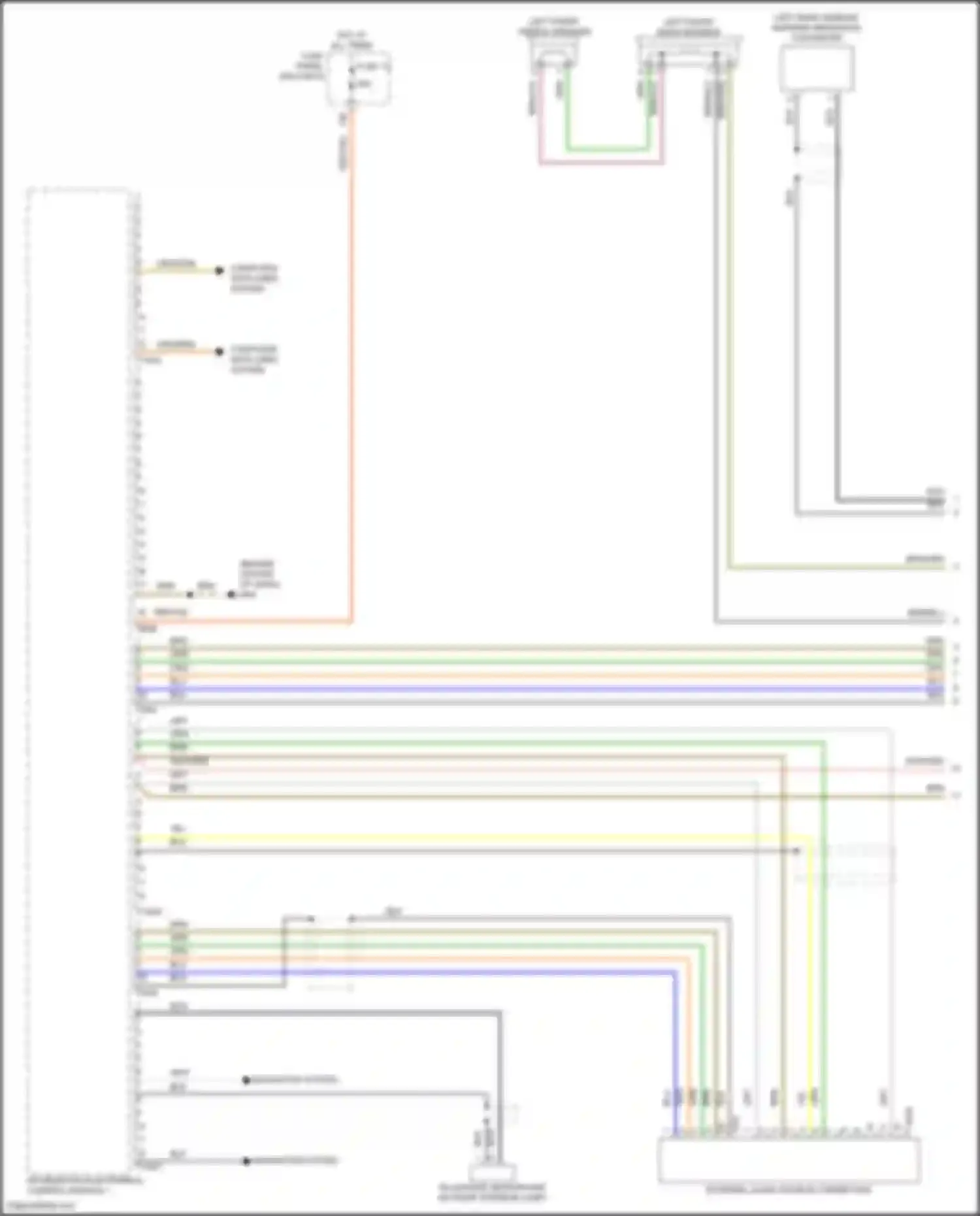 Beetle Volkswagen A5 (2011-2019): Navigation circuit, w/o rns 510 & amplifier (1 of 2)