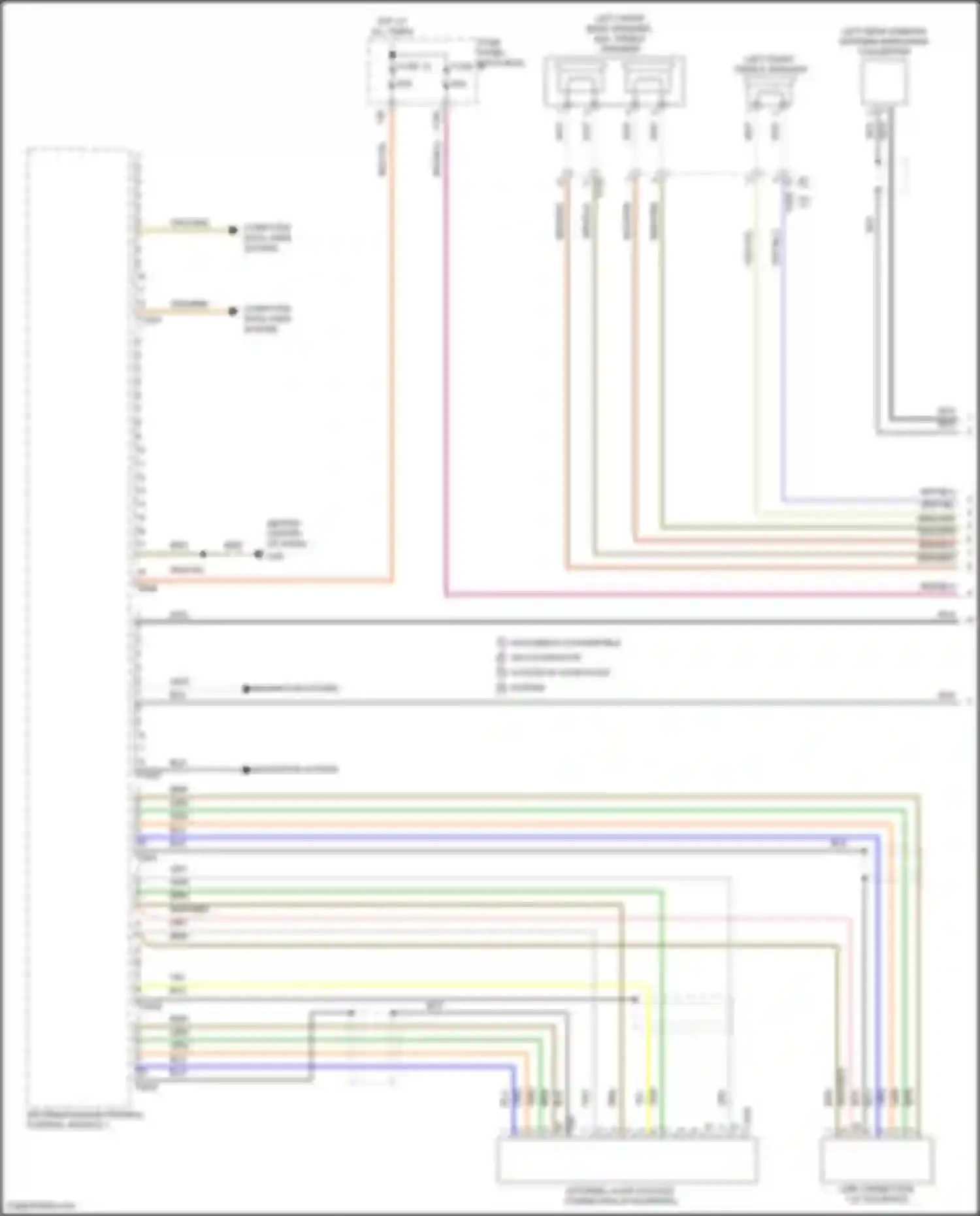 Beetle Volkswagen A5 (2011-2019): Navigation circuit, w/o rns 510 w/ amplifier (1 of 3)