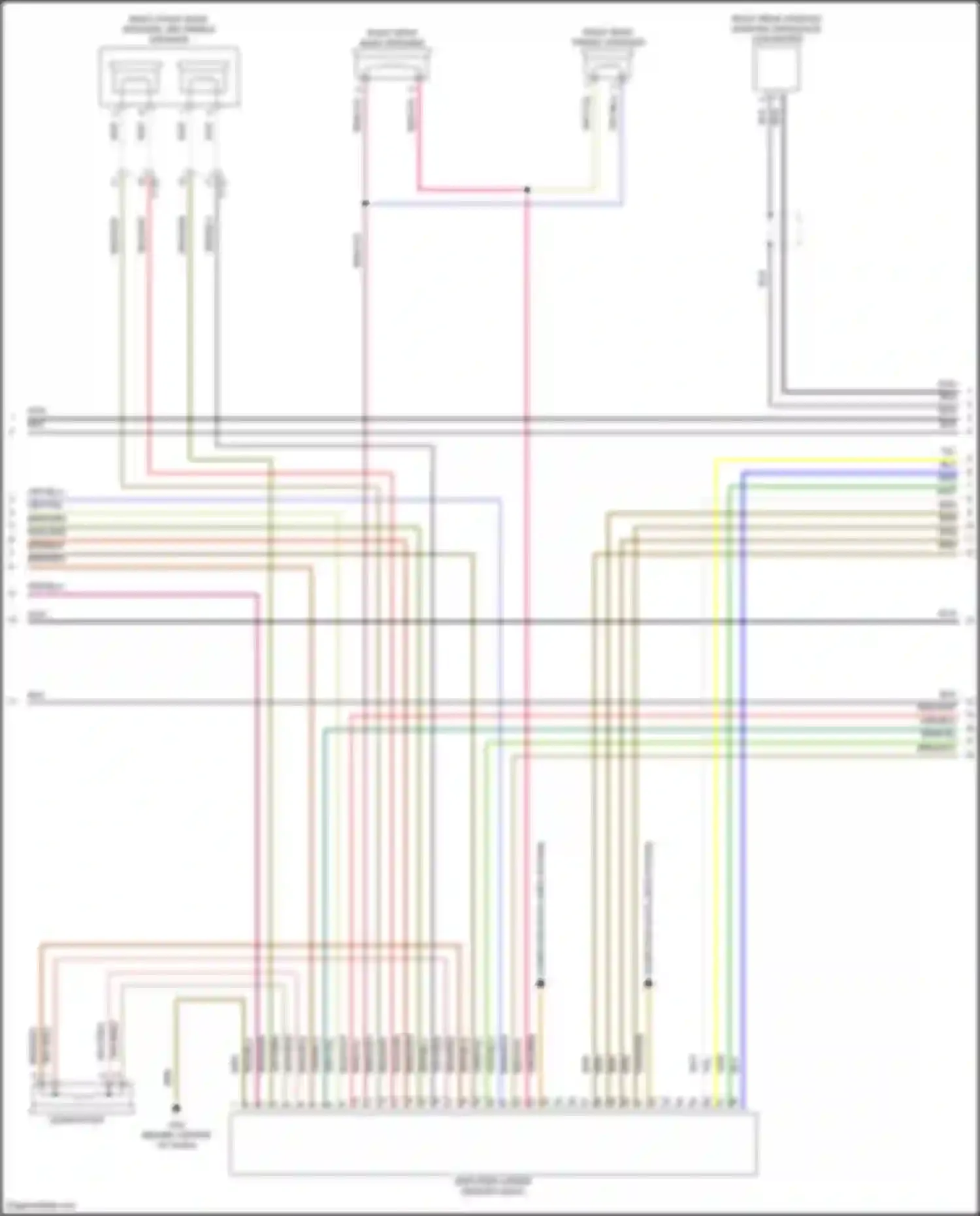 Beetle Volkswagen A5 (2011-2019): Navigation circuit, w/o rns 510 w/ amplifier (2 of 3)
