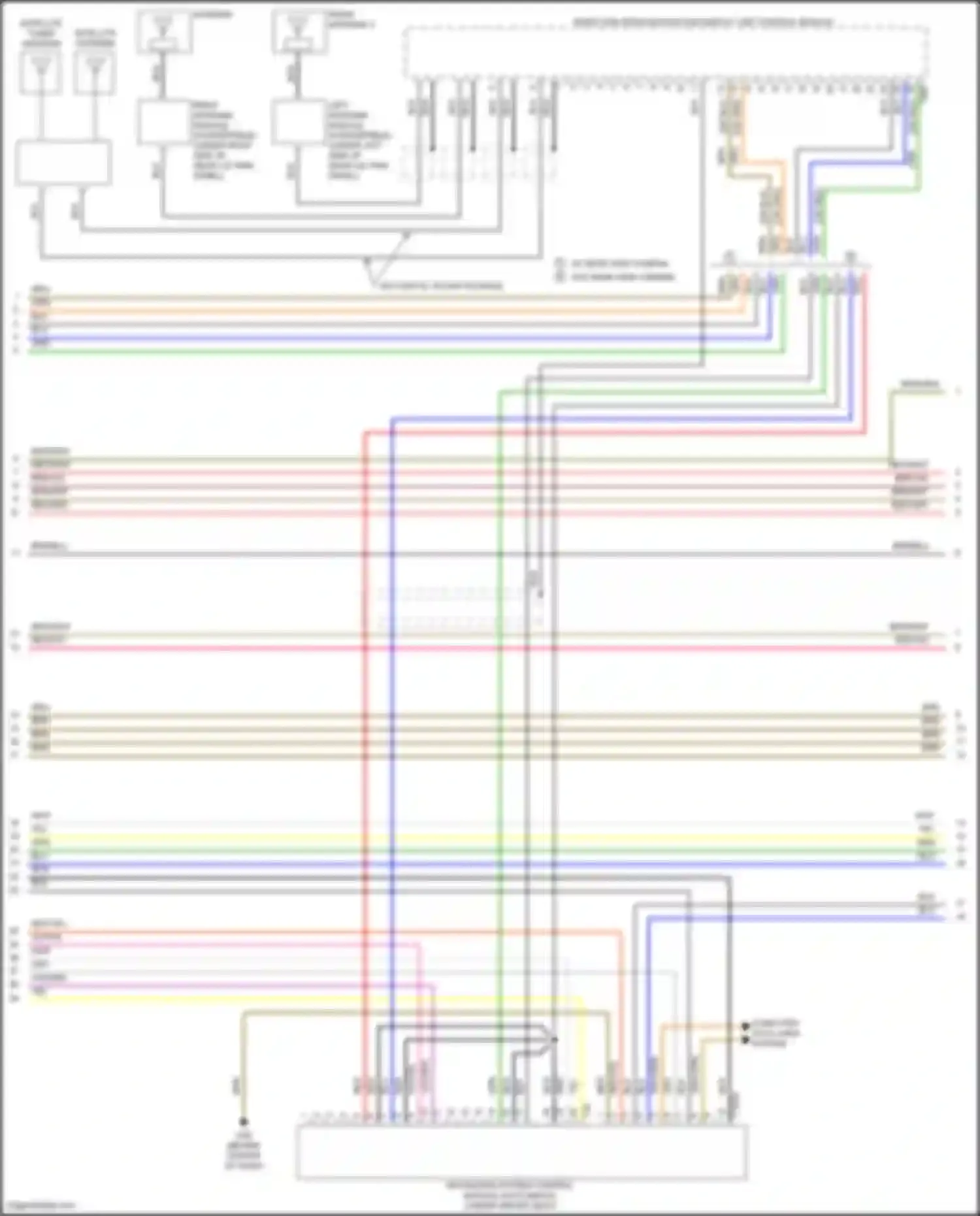 Beetle Volkswagen A5 (2011-2019): Navigation circuit, w/ rns 510 & amplifier (3 of 4)