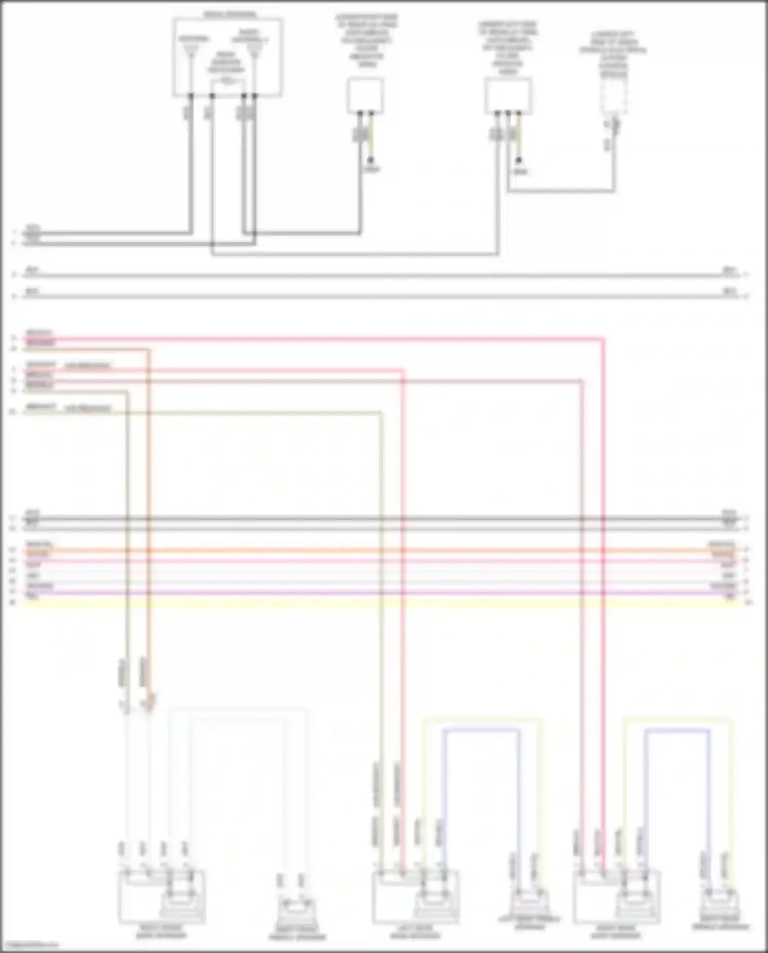 Beetle Volkswagen A5 (2011-2019): Navigation circuit, w/ rns 510 w/o amplifier (2 of 3)