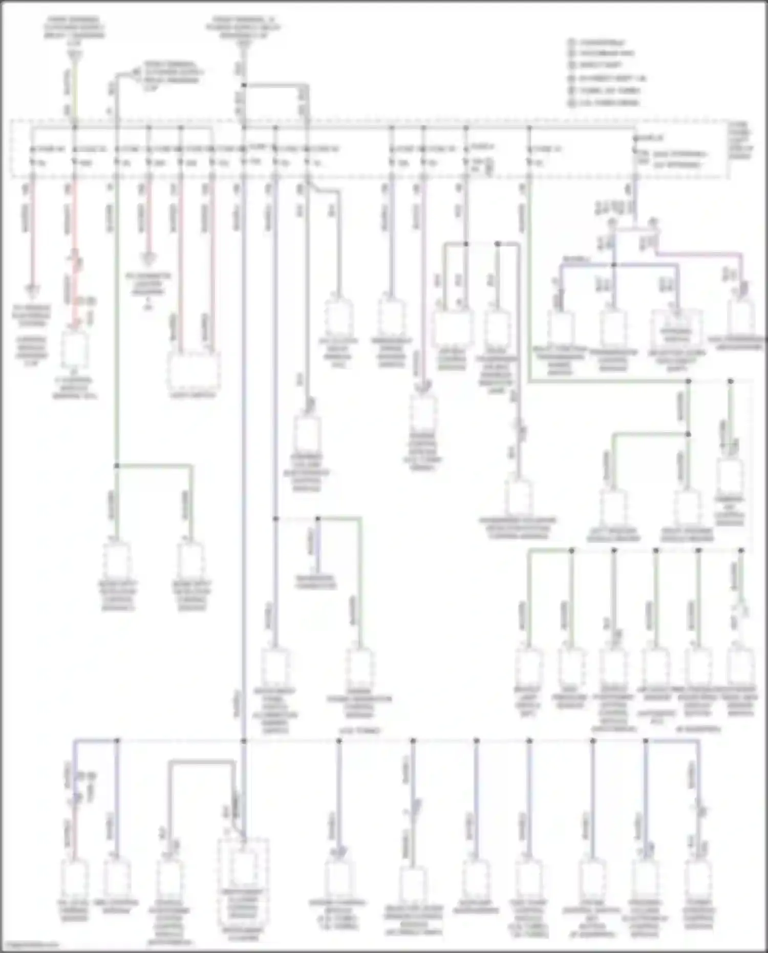 Beetle Volkswagen A5 (2011-2019): Power distribution circuit (4 of 5)