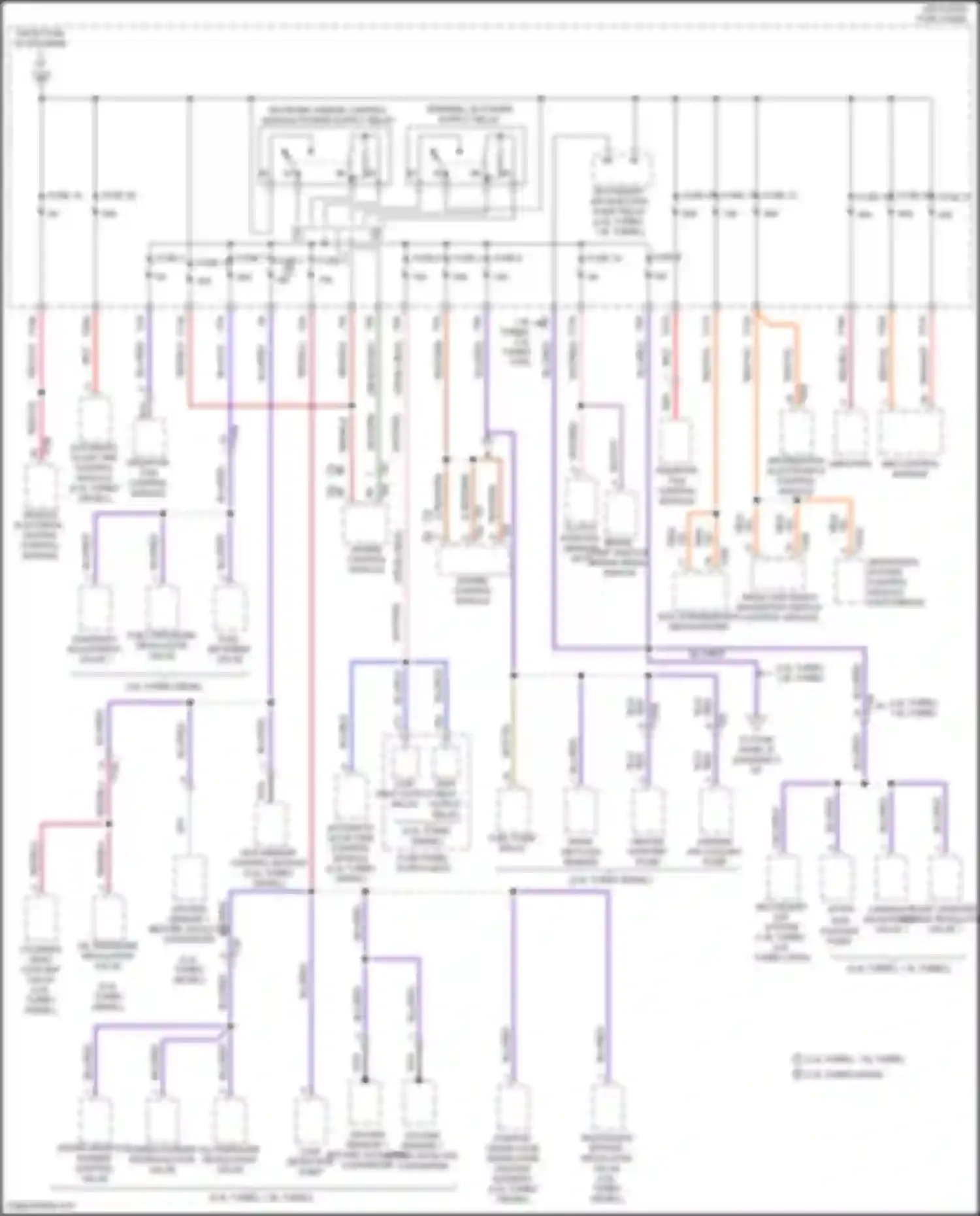 Beetle Volkswagen A5 (2011-2019): Power distribution circuit (5 of 5)