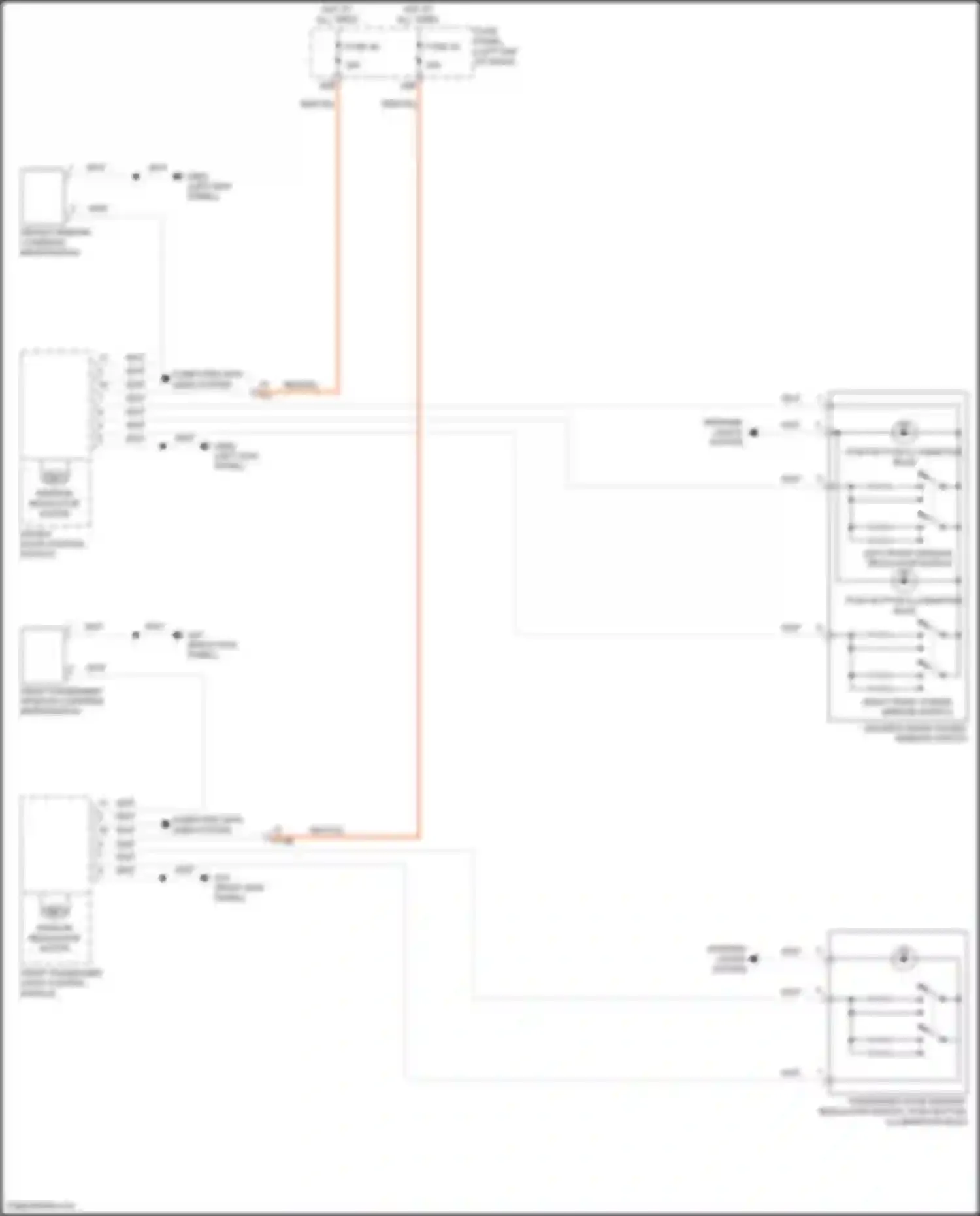 Beetle Volkswagen A5 (2011-2019): Power windows circuit