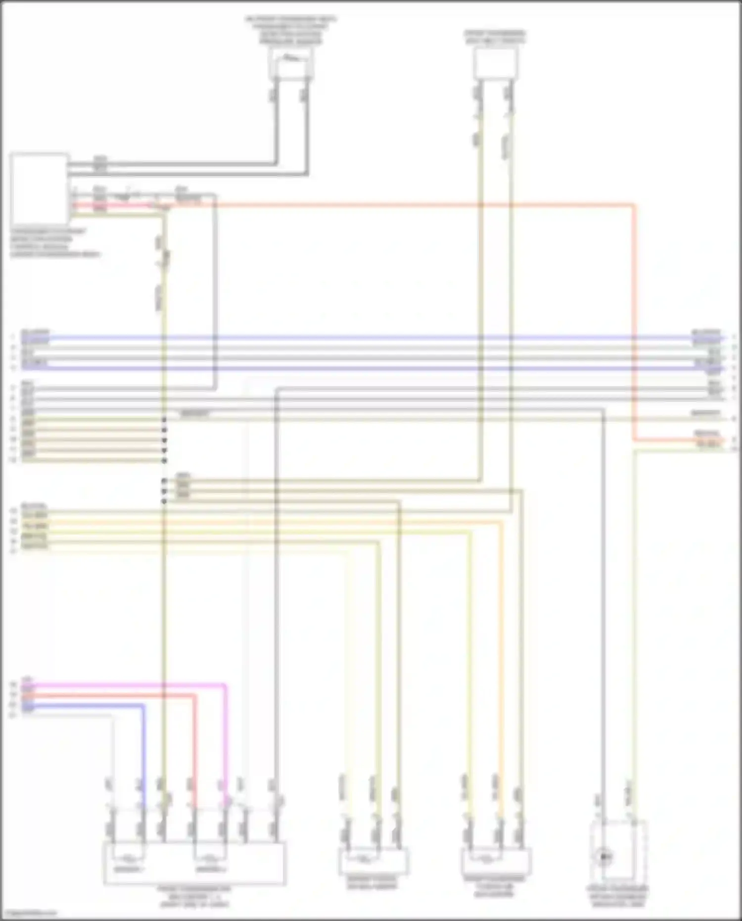 Beetle Volkswagen A5 (2011-2019): Supplemental restraints circuit (2 of 3)