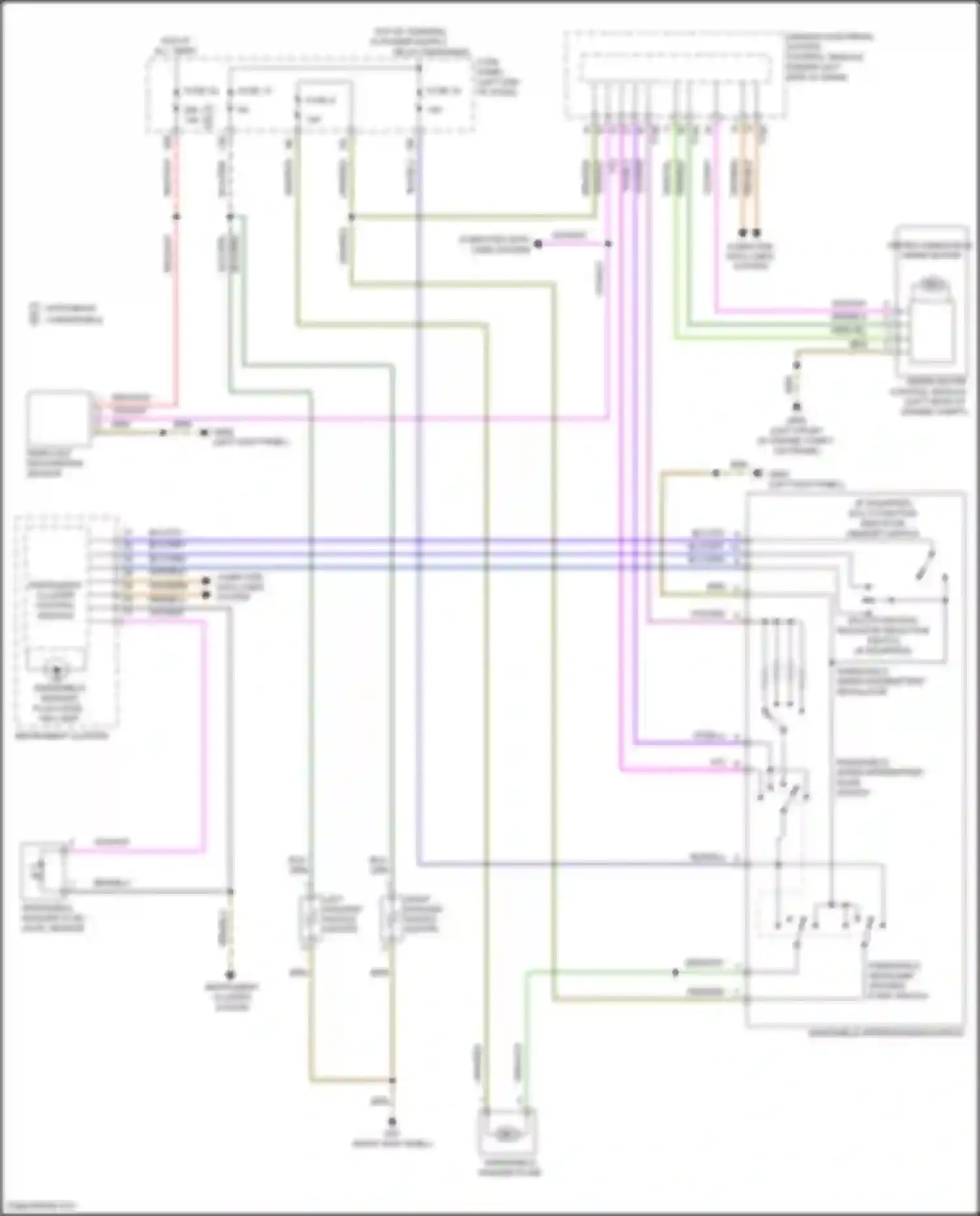 Beetle Volkswagen A5 (2011-2019): Wiper/washer circuit