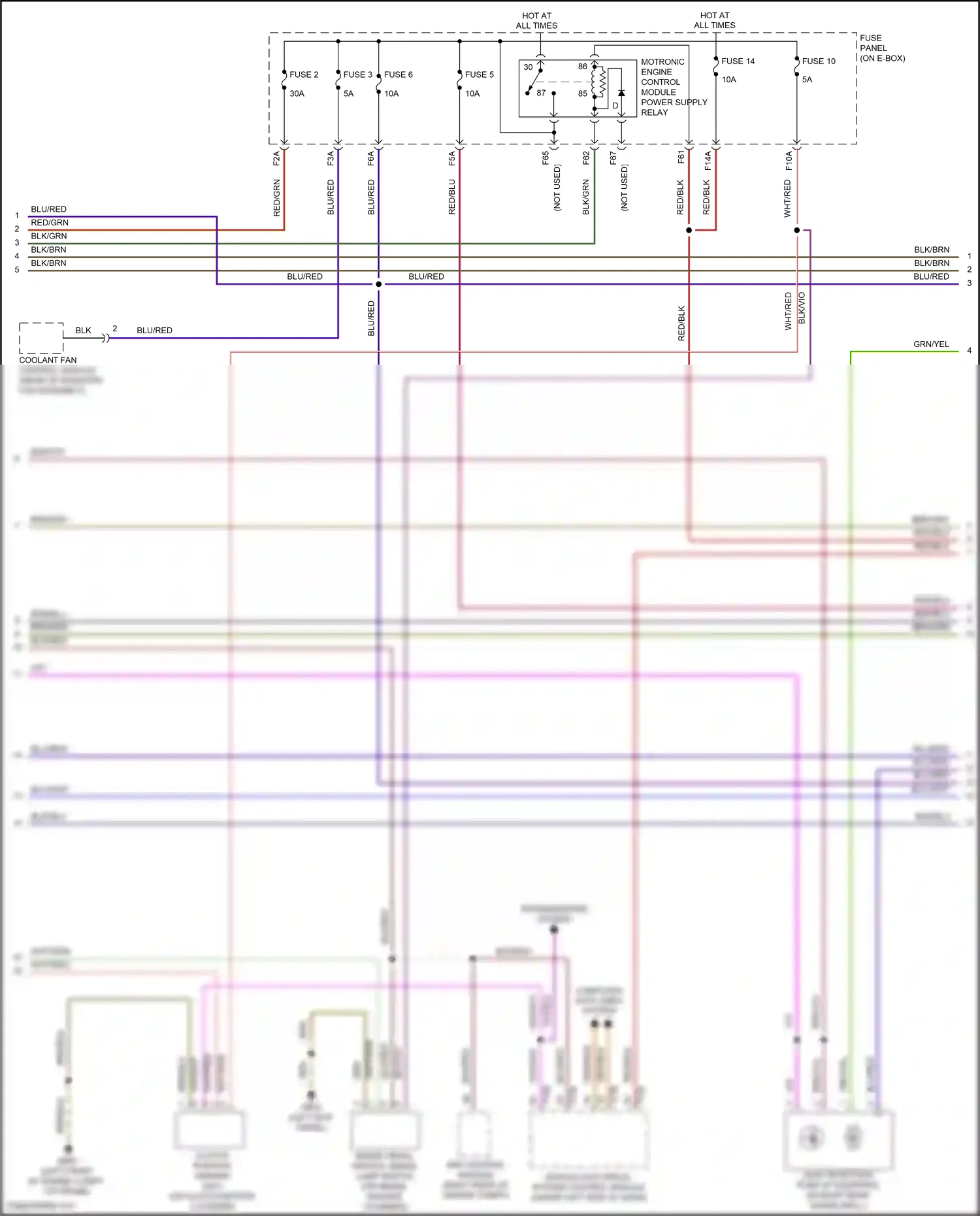 Volkswagen Beetle A5 (2011-2019) abs control module wiring diagram  (6 of 8)