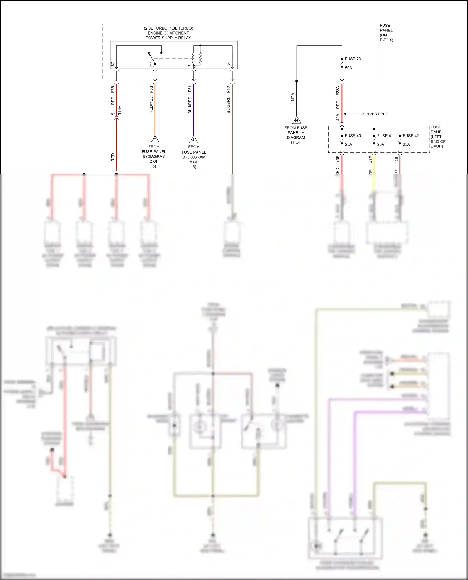 Volkswagen Beetle A5 (2011-2019) blocking diode wiring diagram  (2 of 2)