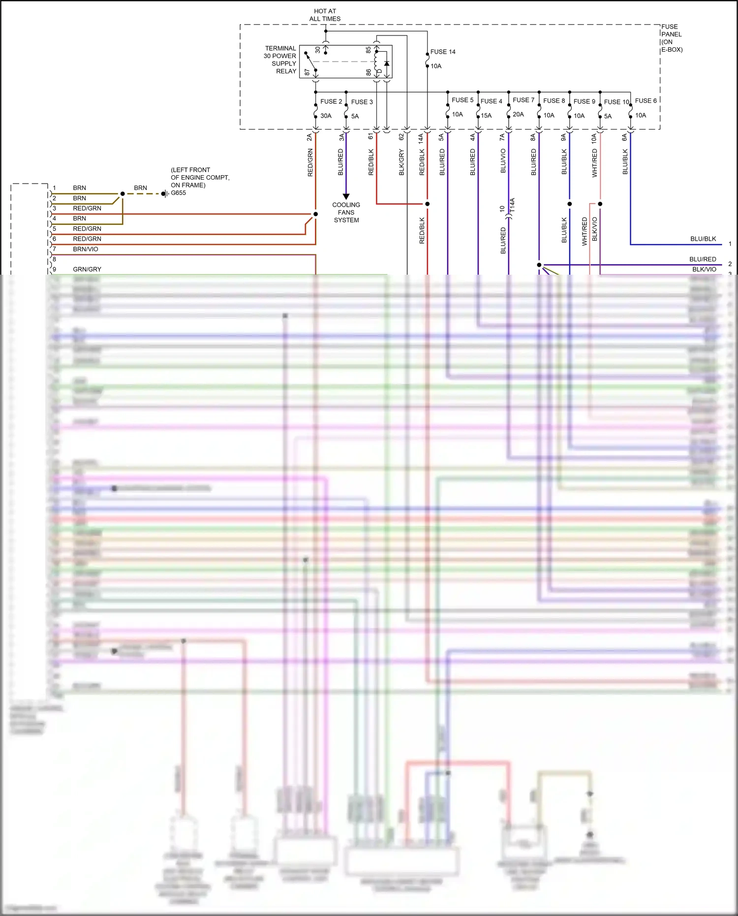 Volkswagen Beetle A5 (2011-2019) engine control module wiring diagram  (24 of 25)