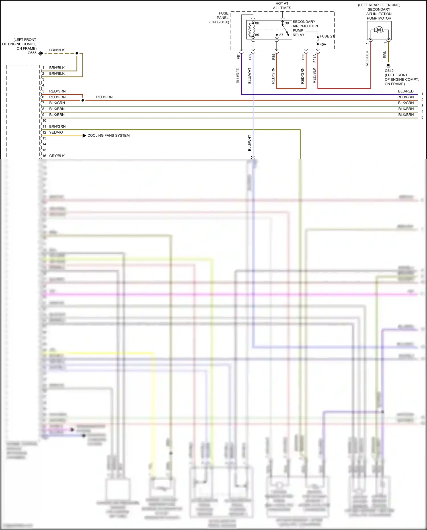 Volkswagen Beetle A5 (2011-2019) engine control module wiring diagram  (21 of 25)
