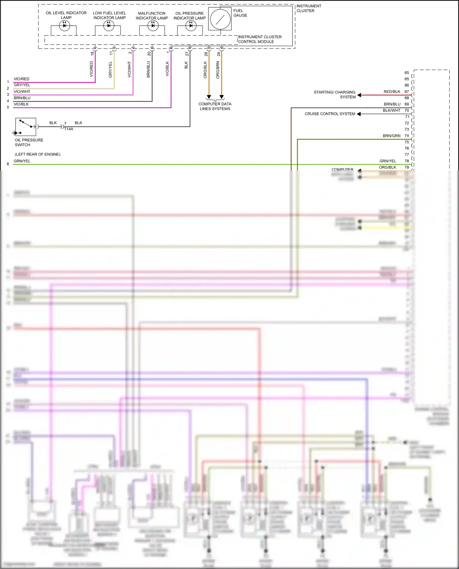 Volkswagen Beetle A5 (2011-2019) engine control module wiring diagram  (20 of 25)