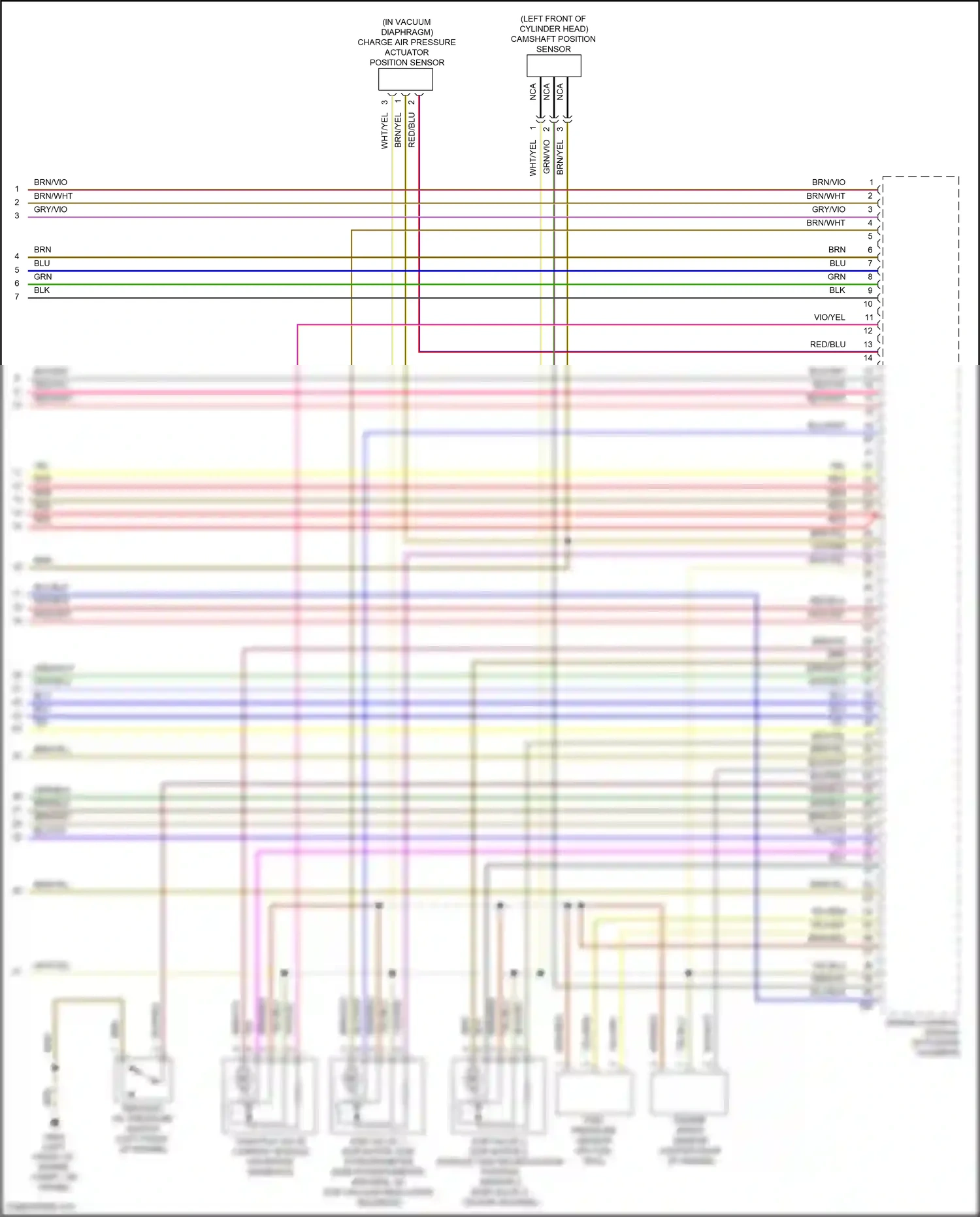 Volkswagen Beetle A5 (2011-2019) engine control module wiring diagram  (25 of 25)