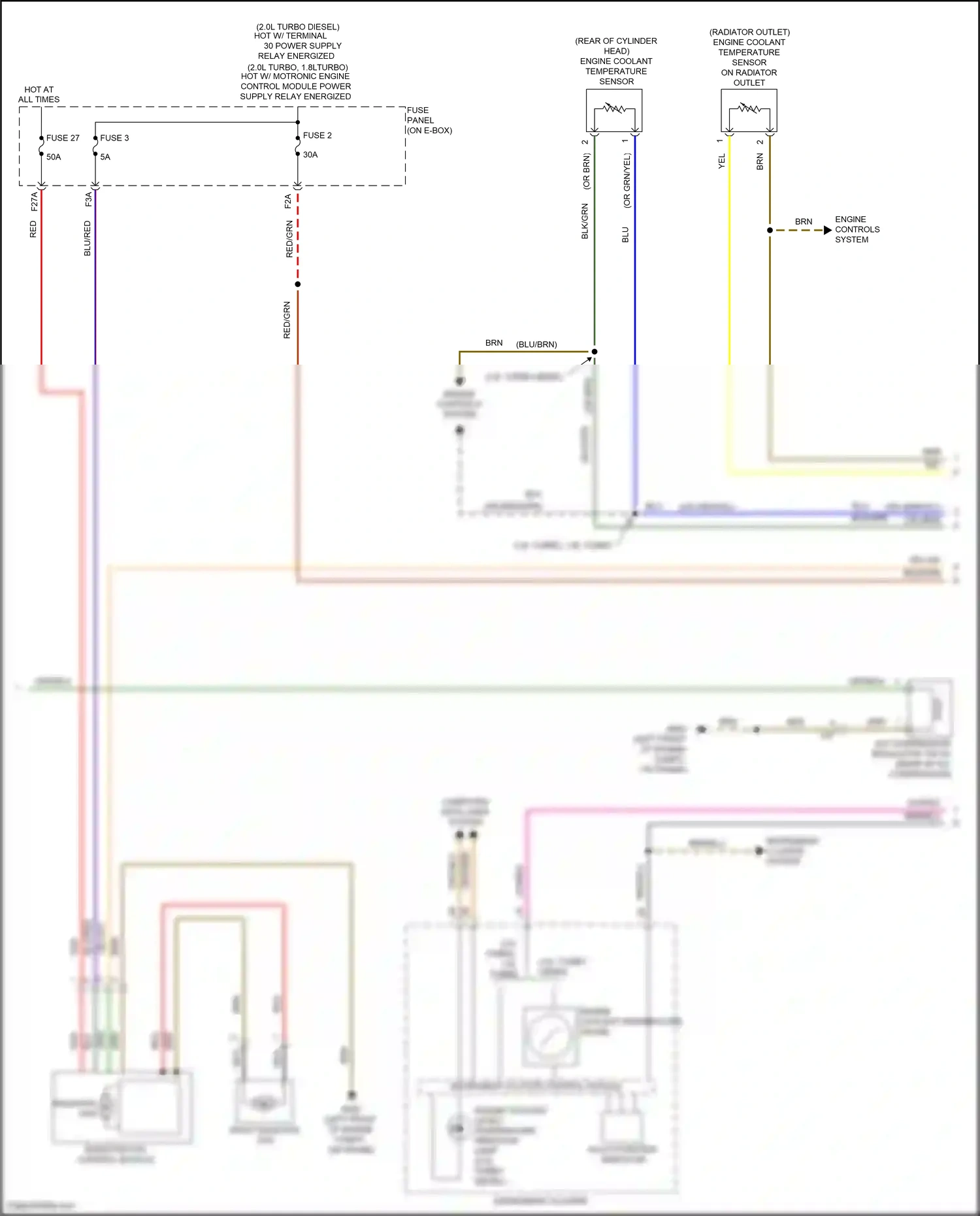 Volkswagen Beetle A5 (2011-2019) engine controls system wiring diagram  (7 of 8)