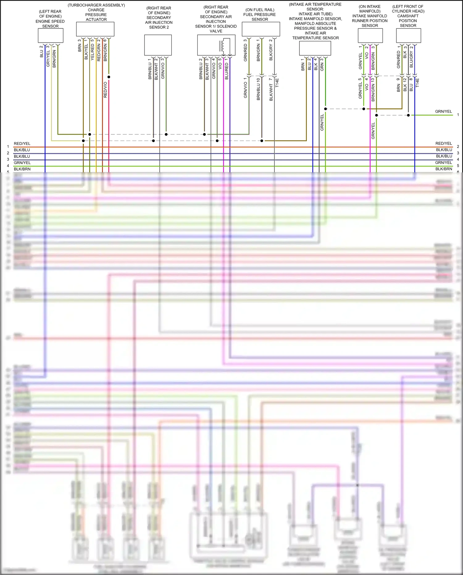 Volkswagen Beetle A5 (2011-2019) engine speed sensor wiring diagram  (3 of 4)