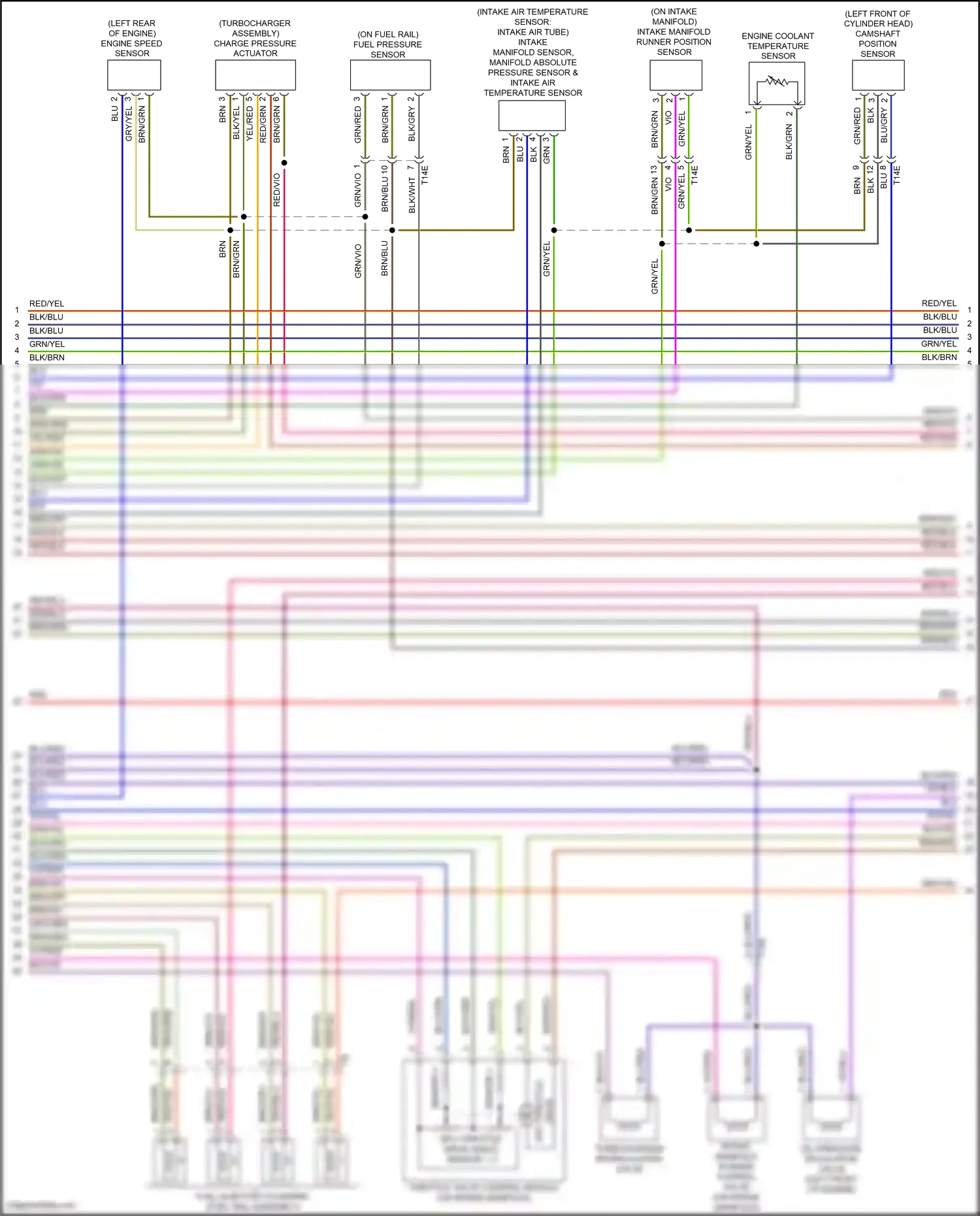 Volkswagen Beetle A5 (2011-2019) engine speed sensor wiring diagram  (2 of 4)