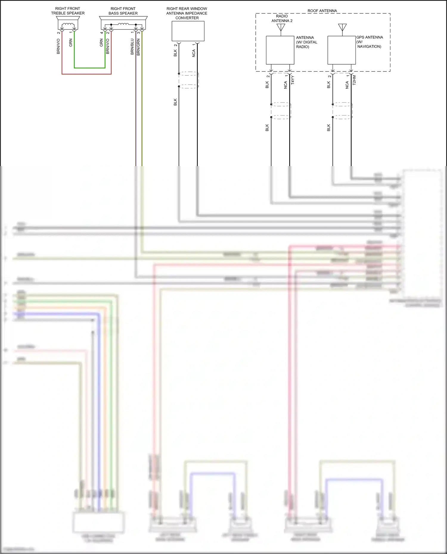 Volkswagen Beetle A5 (2011-2019) information electronics control module 1 wiring diagram  (3 of 9)