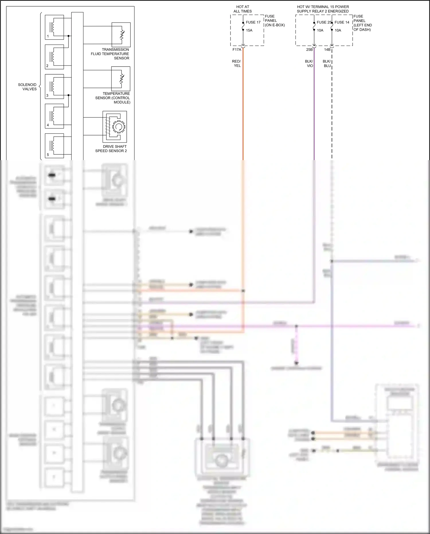 Volkswagen Beetle A5 (2011-2019) multi-function indicator wiring diagram  (3 of 8)