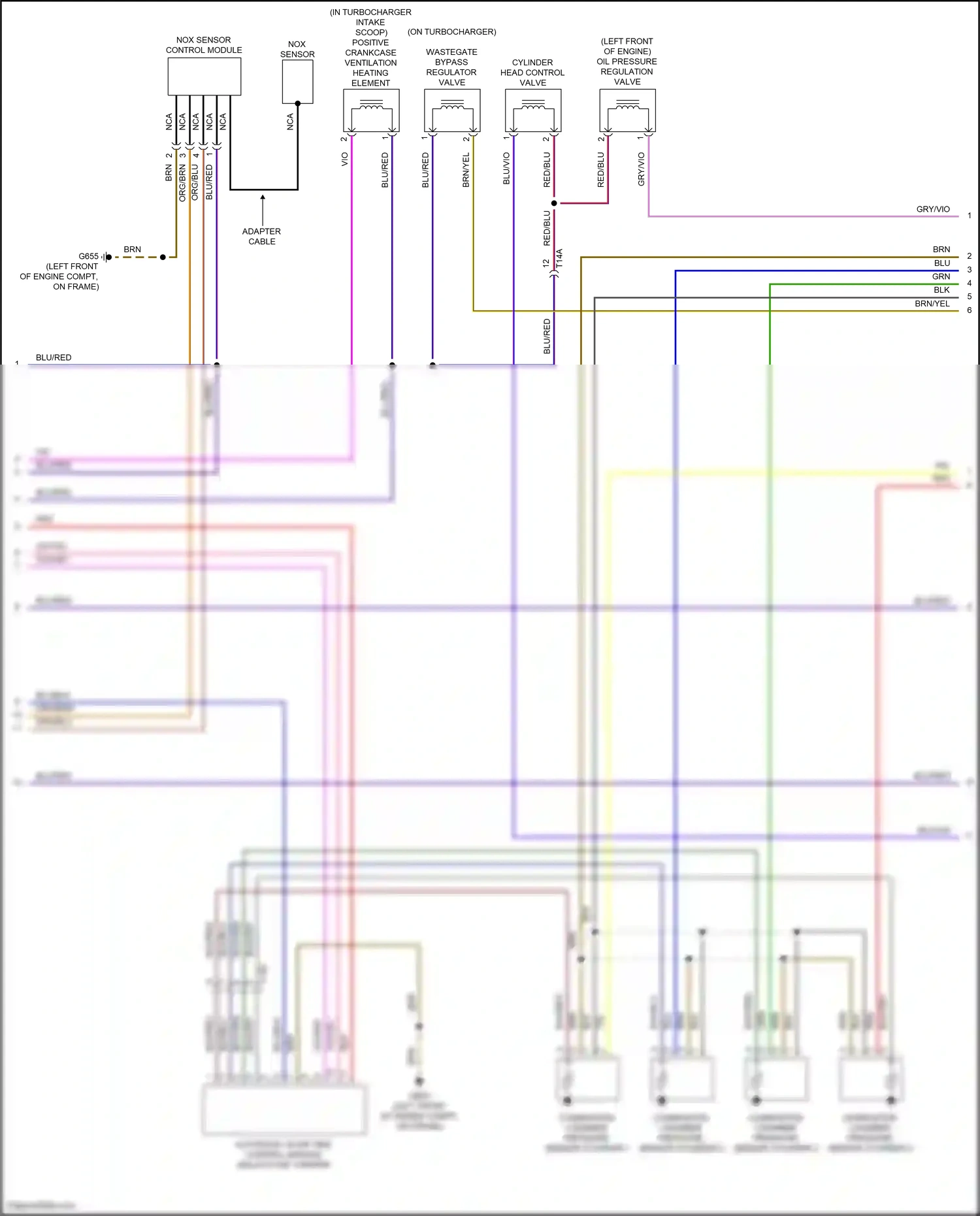 Volkswagen Beetle A5 (2011-2019) nox sensor control module wiring diagram  (3 of 3)