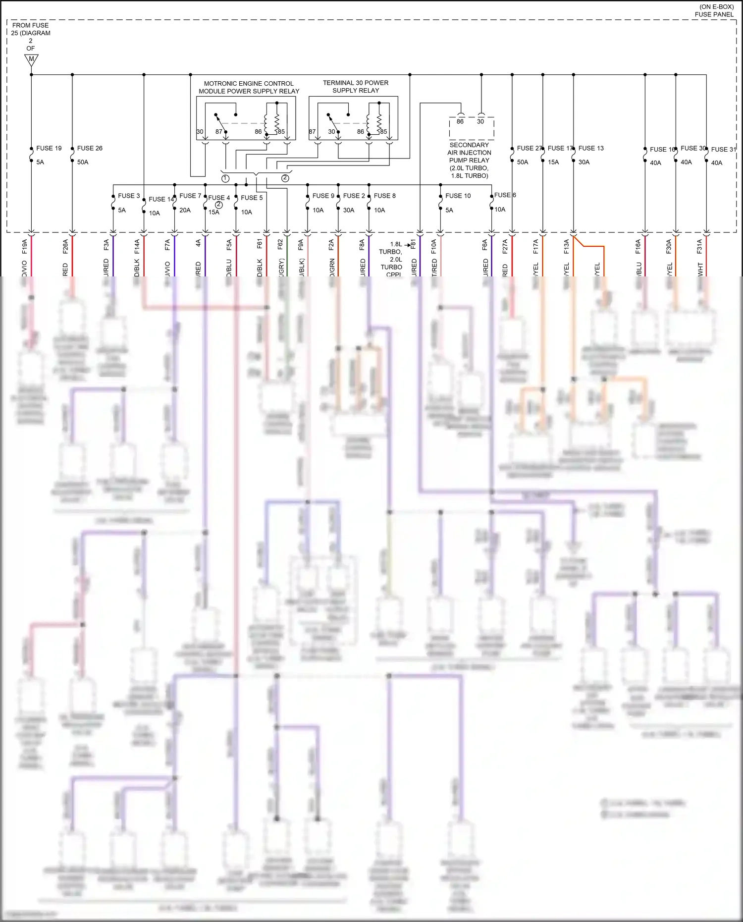 Volkswagen Beetle A5 (2011-2019) nox sensor control module wiring diagram  (2 of 3)