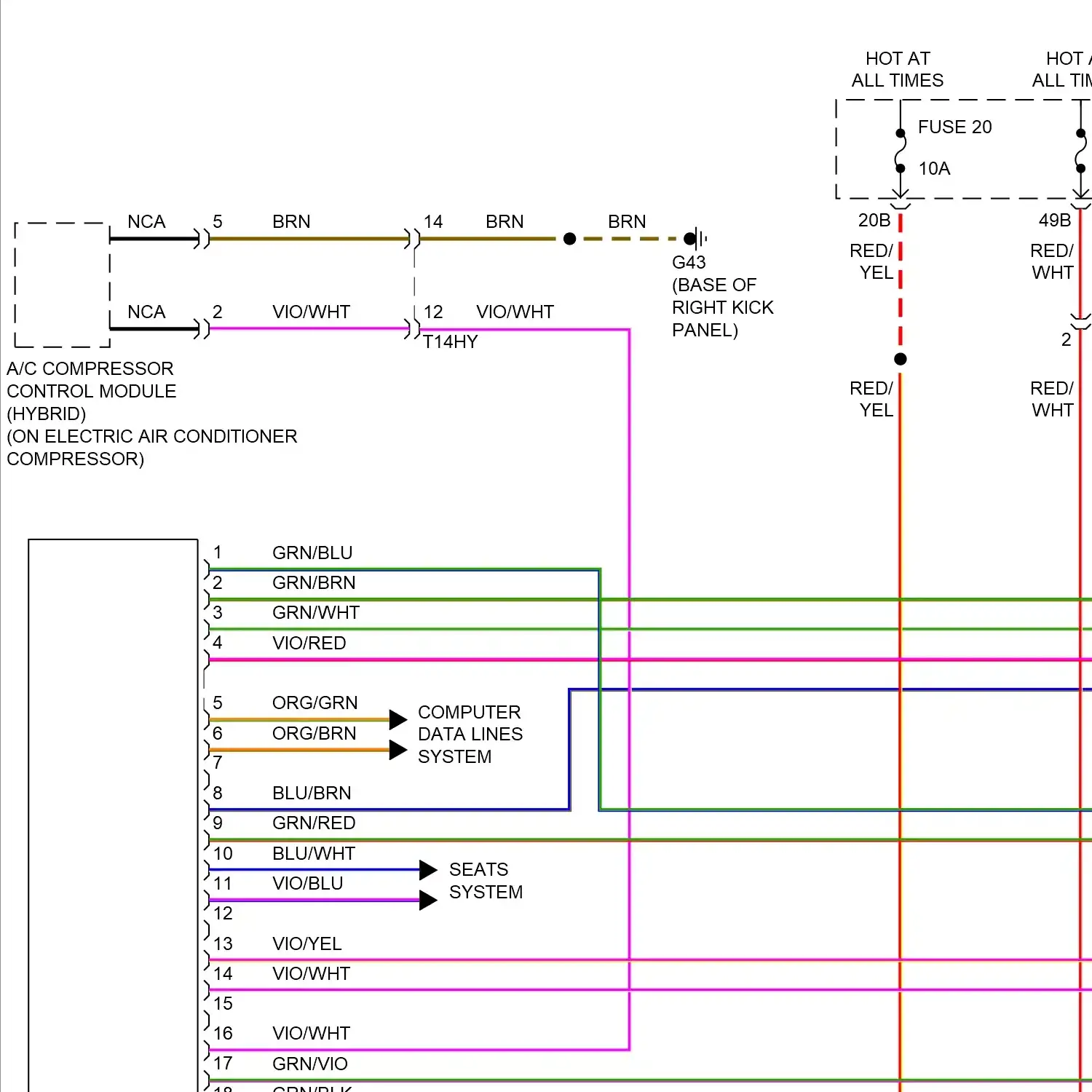 demo - Automatic a/c circuit, w/ climatronic (1 of 4) Automatic a/c circuit, w/ climatronic (1 of 4)