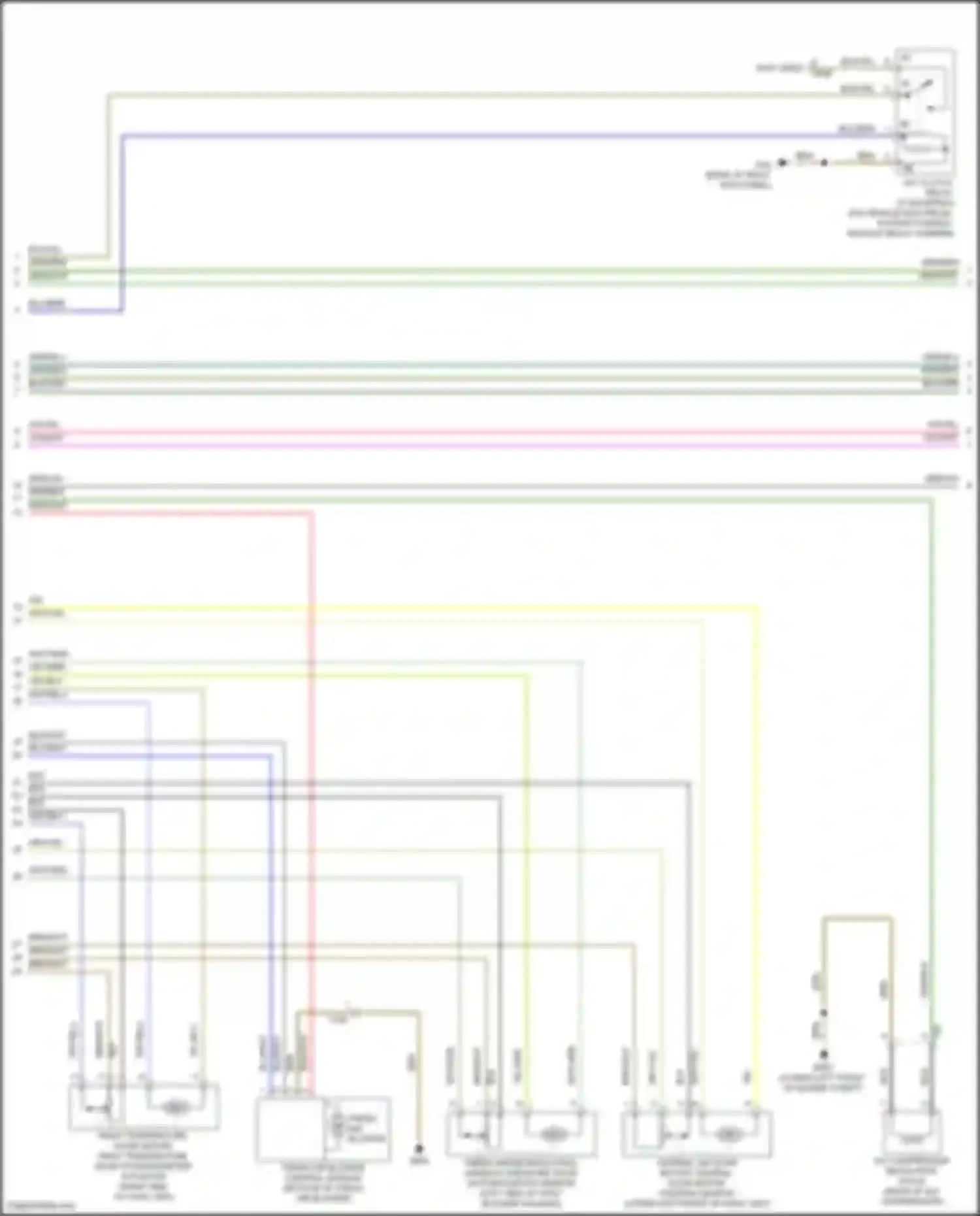 Bora Volkswagen III (2012-2018): Automatic a/c circuit, w/ climatronic (2 of 4)