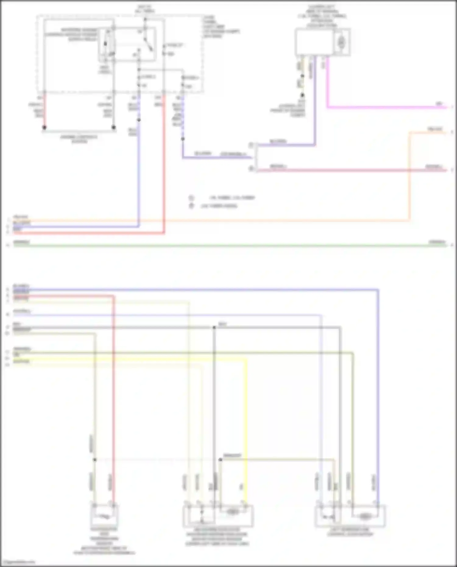 Bora Volkswagen III (2012-2018): Automatic a/c circuit, w/o climatronic (2 of 3)