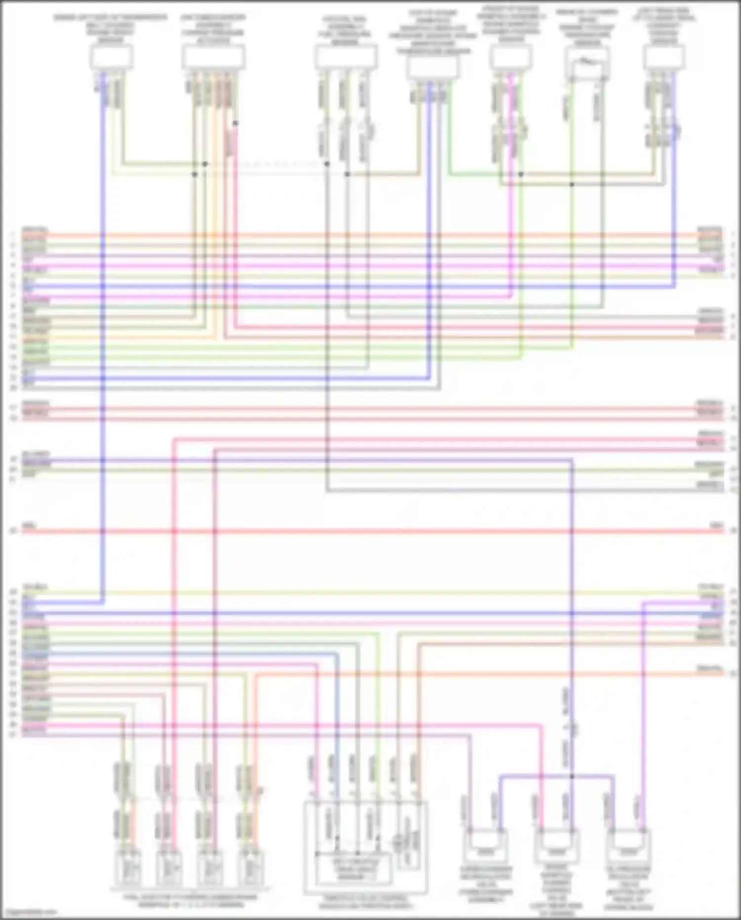 Bora Volkswagen III (2012-2018): Wiring diagram engine performance 1.8l turbo (4 of 6)