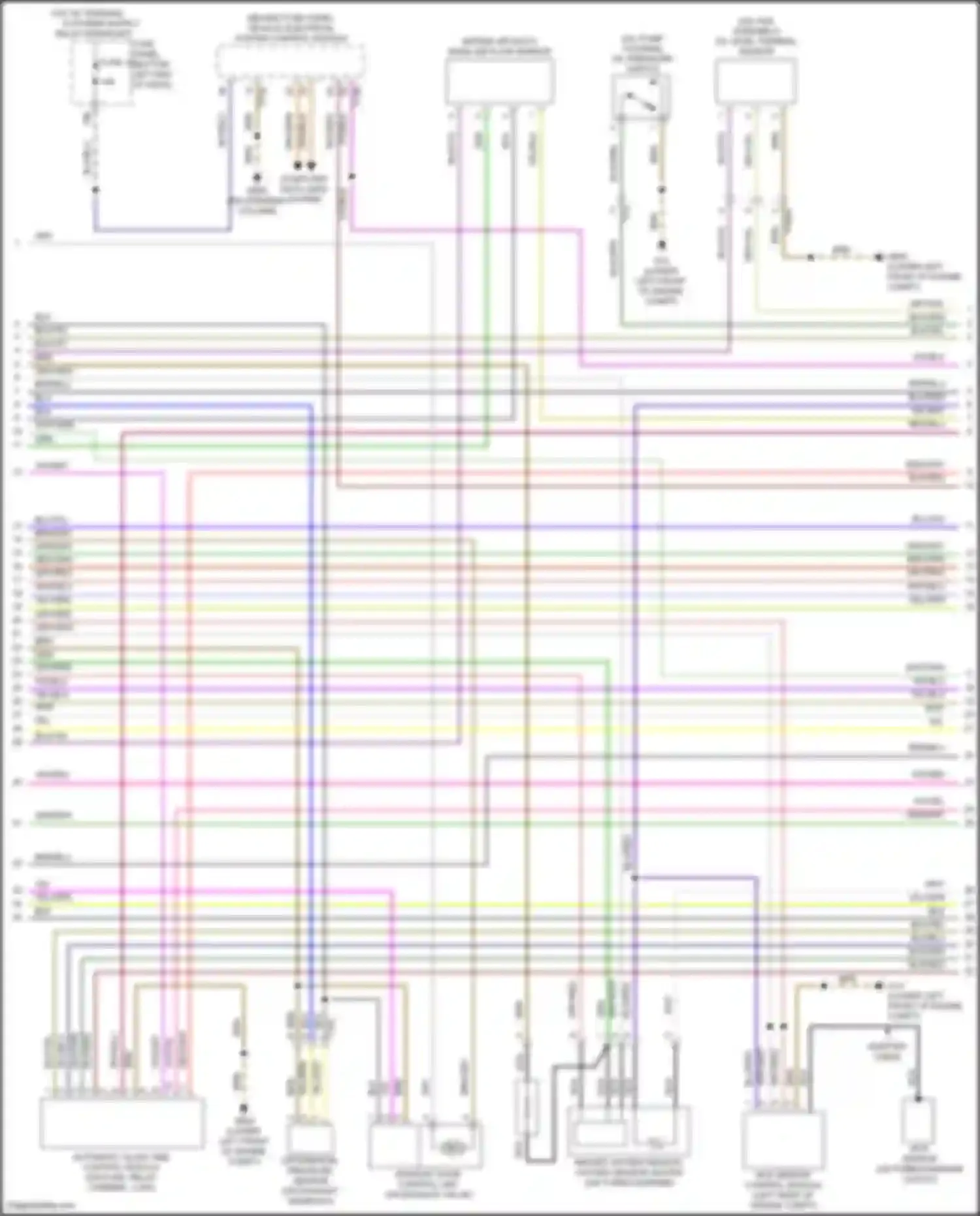 Bora Volkswagen III (2012-2018): Wiring diagram engine performance 2.0l turbo diesel (2 of 7)