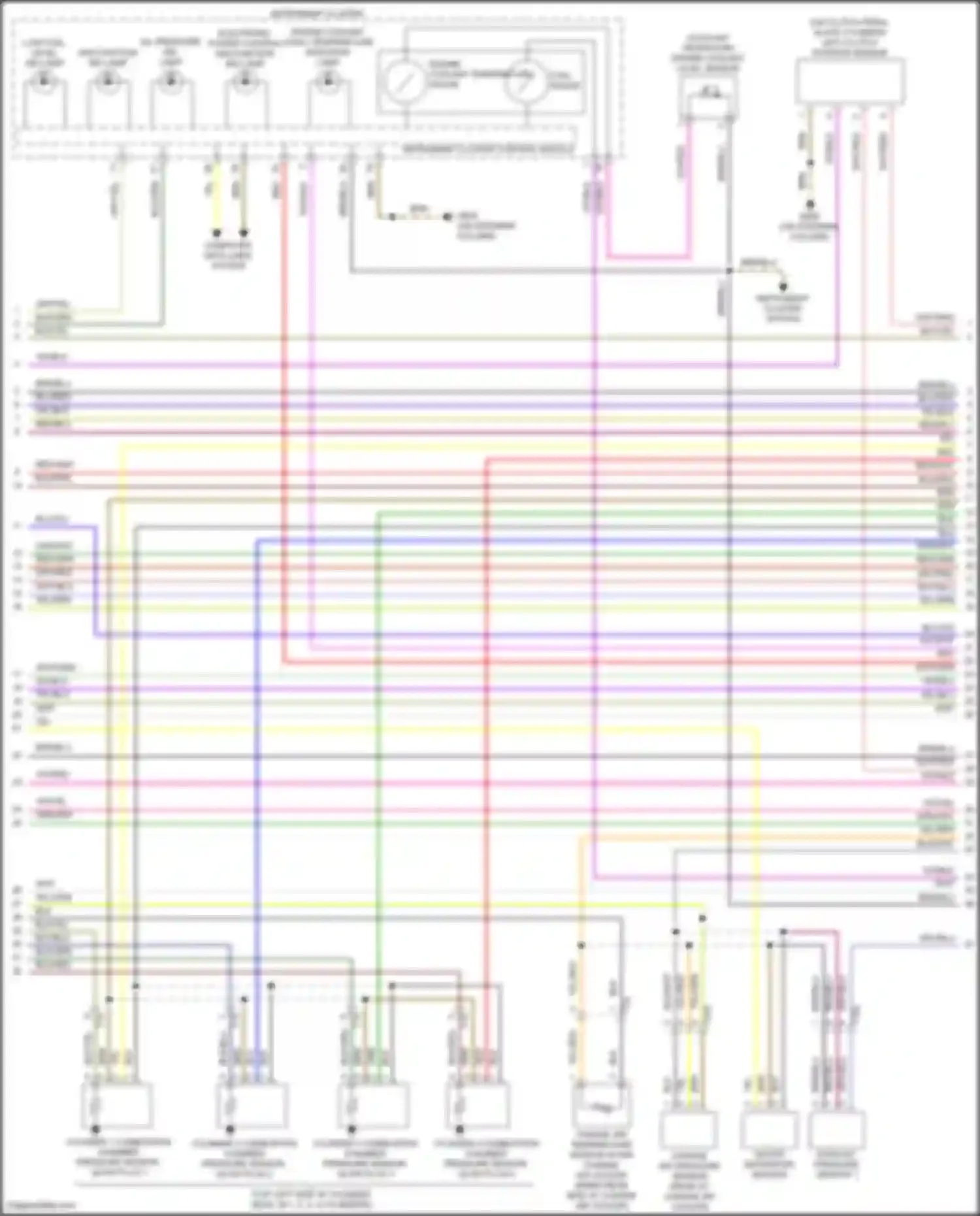 Bora Volkswagen III (2012-2018): Wiring diagram engine performance 2.0l turbo diesel (3 of 7)