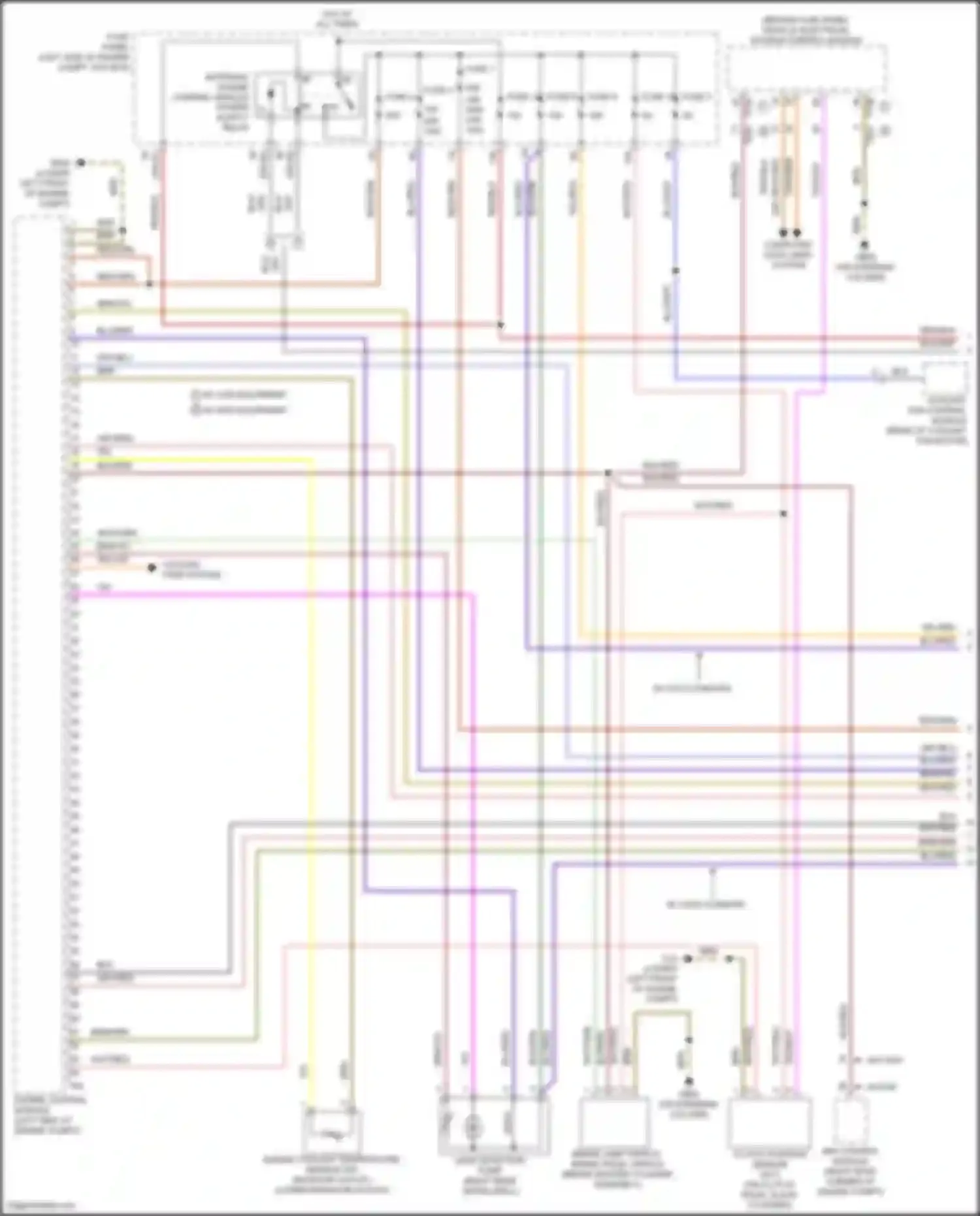 Bora Volkswagen III (2012-2018): Wiring diagram engine performance 2.0l (1 of 4)