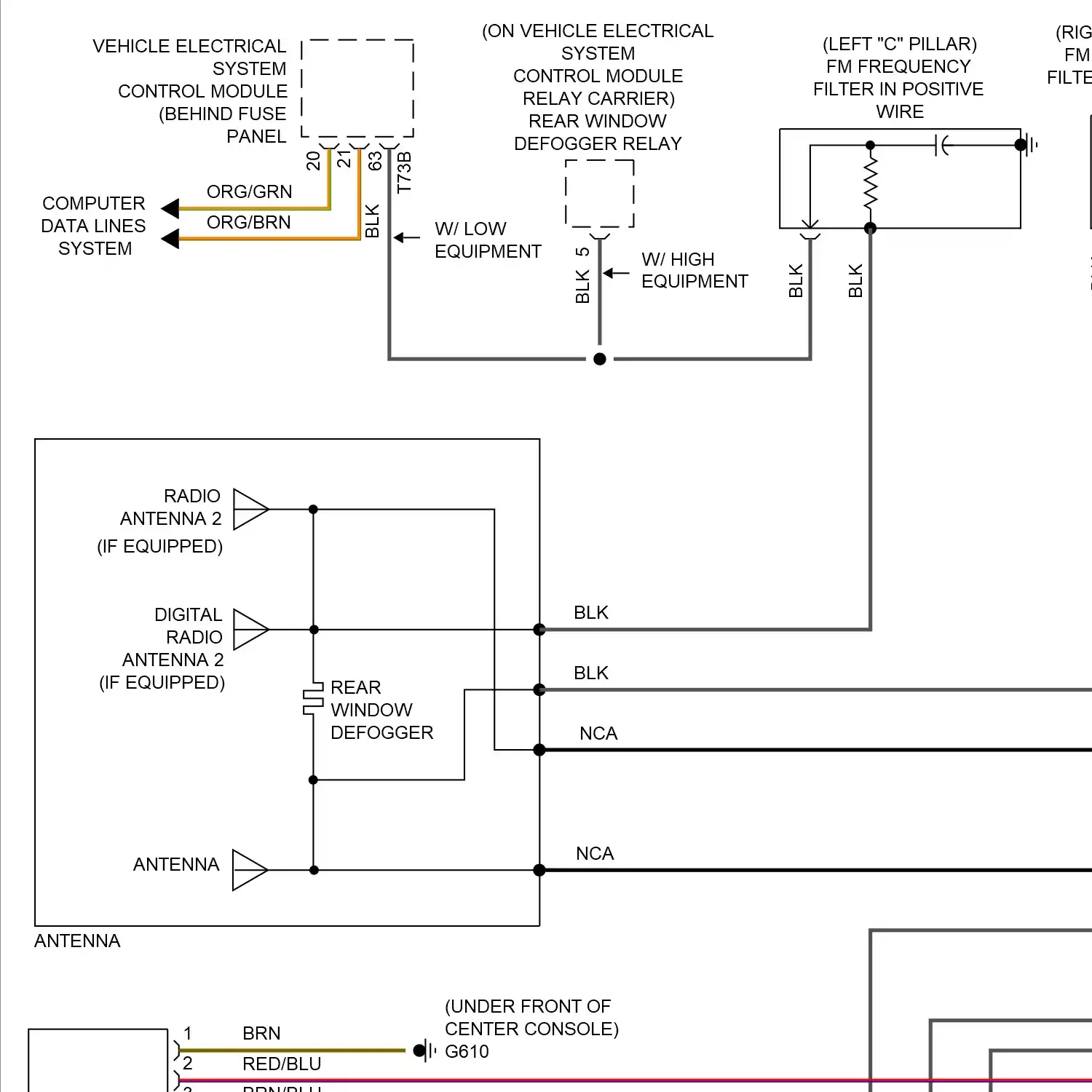 demo - Radio circuit, w/o navigation w/ amplifier (1 of 2) Radio circuit, w/o navigation w/ amplifier (1 of 2)