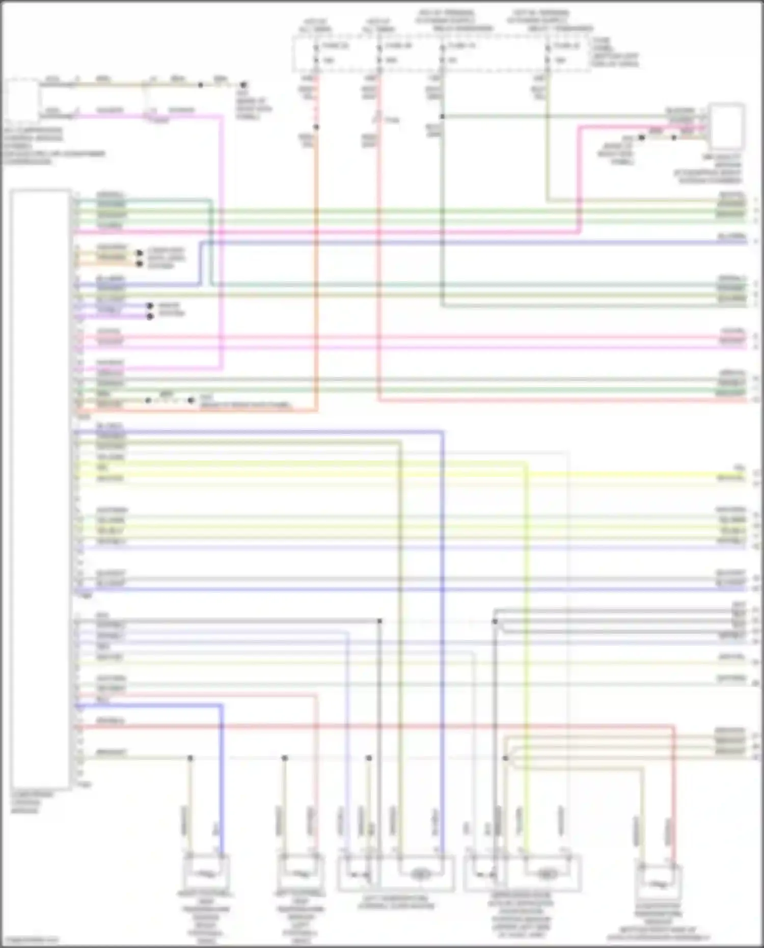 Wiring diagram a/c compressor control module for Volkswagen Bora III (2012-2018) (1 of 3)