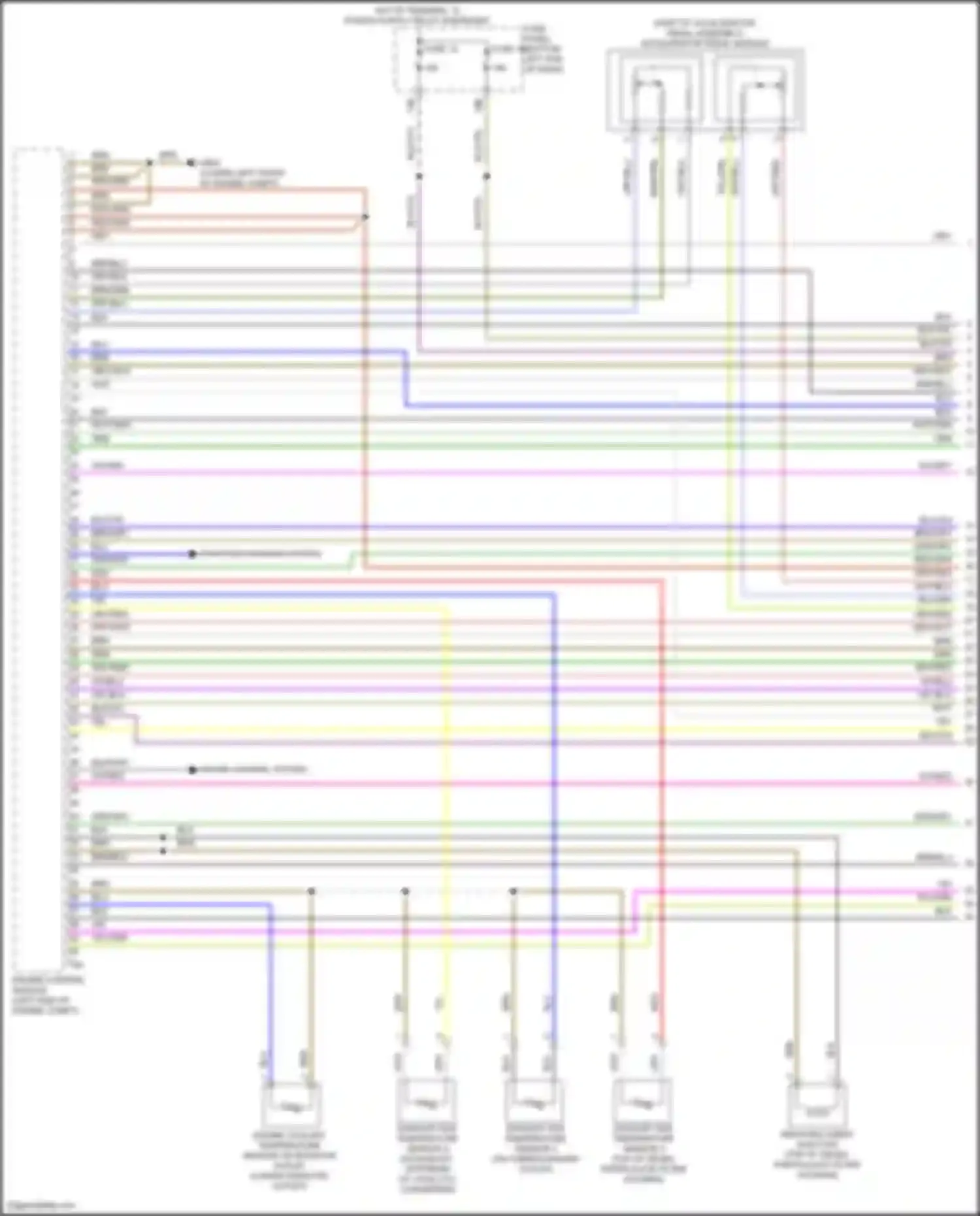 Wiring diagram accelerator pedal module for Volkswagen Bora III (2012-2018) (4 of 4)