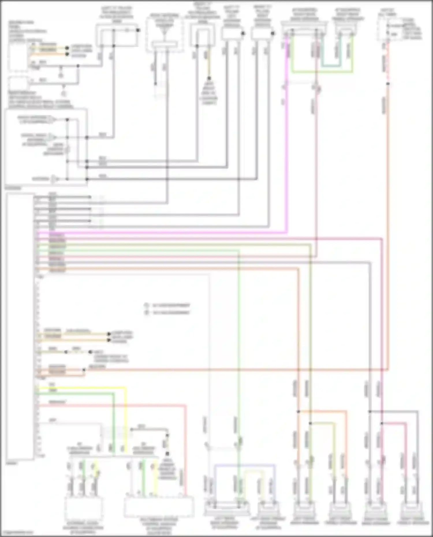 Wiring diagram computer data lines system for Volkswagen Bora III (2012-2018) (8 of 125)