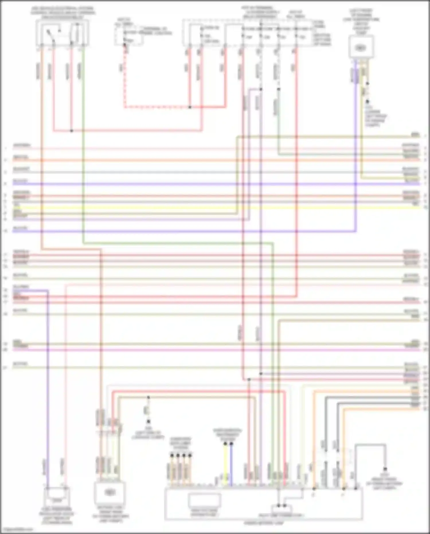 Wiring diagram computer data lines system for Volkswagen Bora III (2012-2018) (103 of 125)