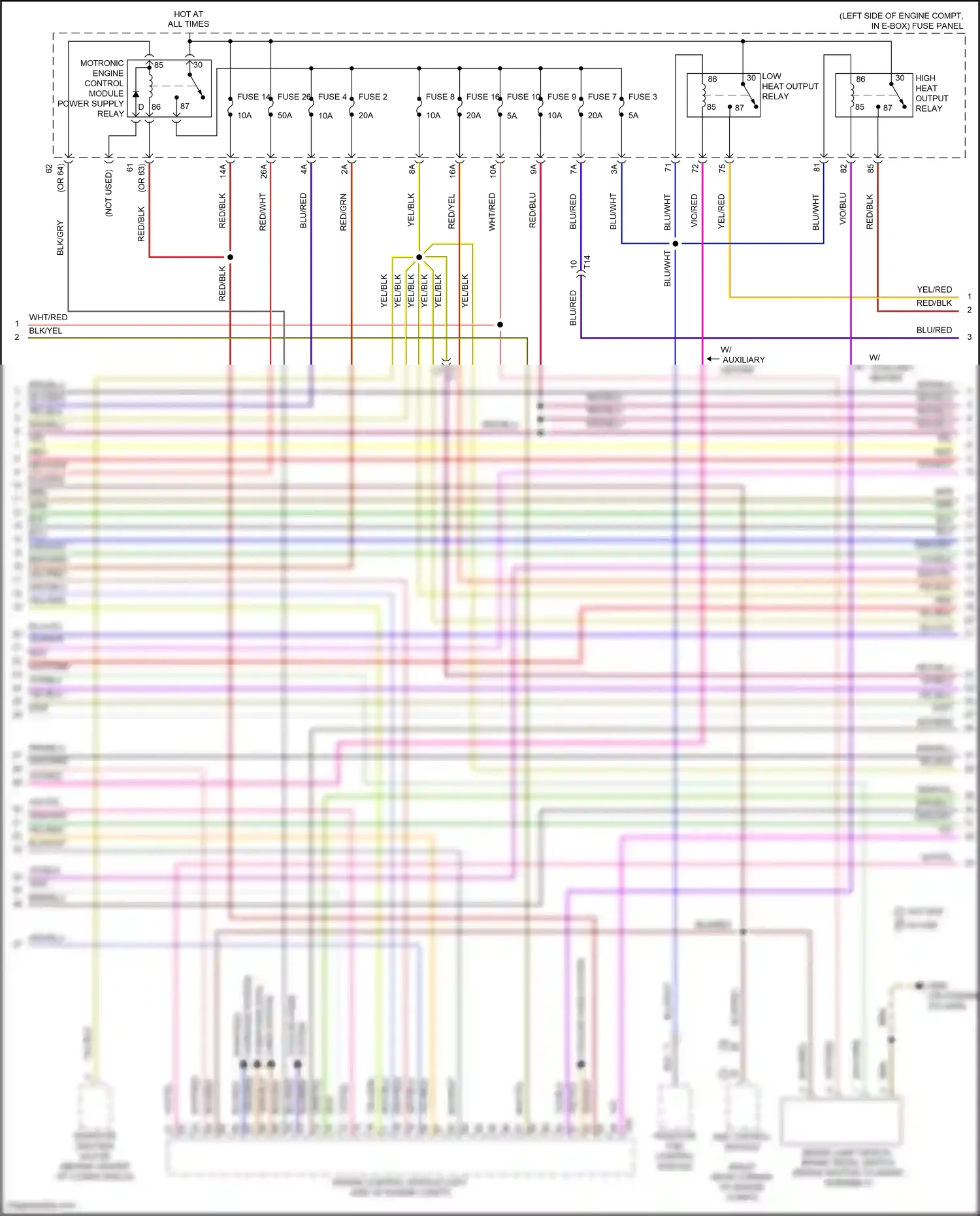 Volkswagen Bora III (2012-2018) computer data wiring diagram  (2 of 2)