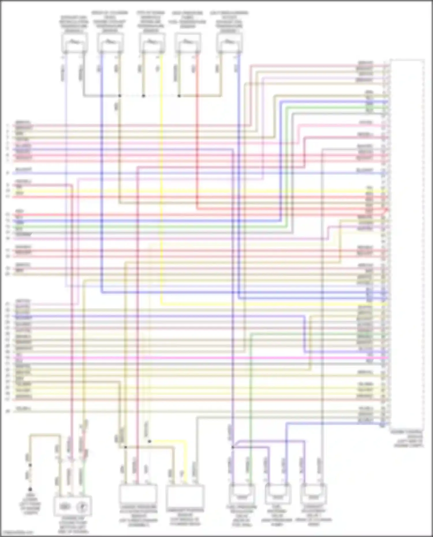 Wiring diagram engine control module for Volkswagen Bora III (2012-2018) (40 of 41)