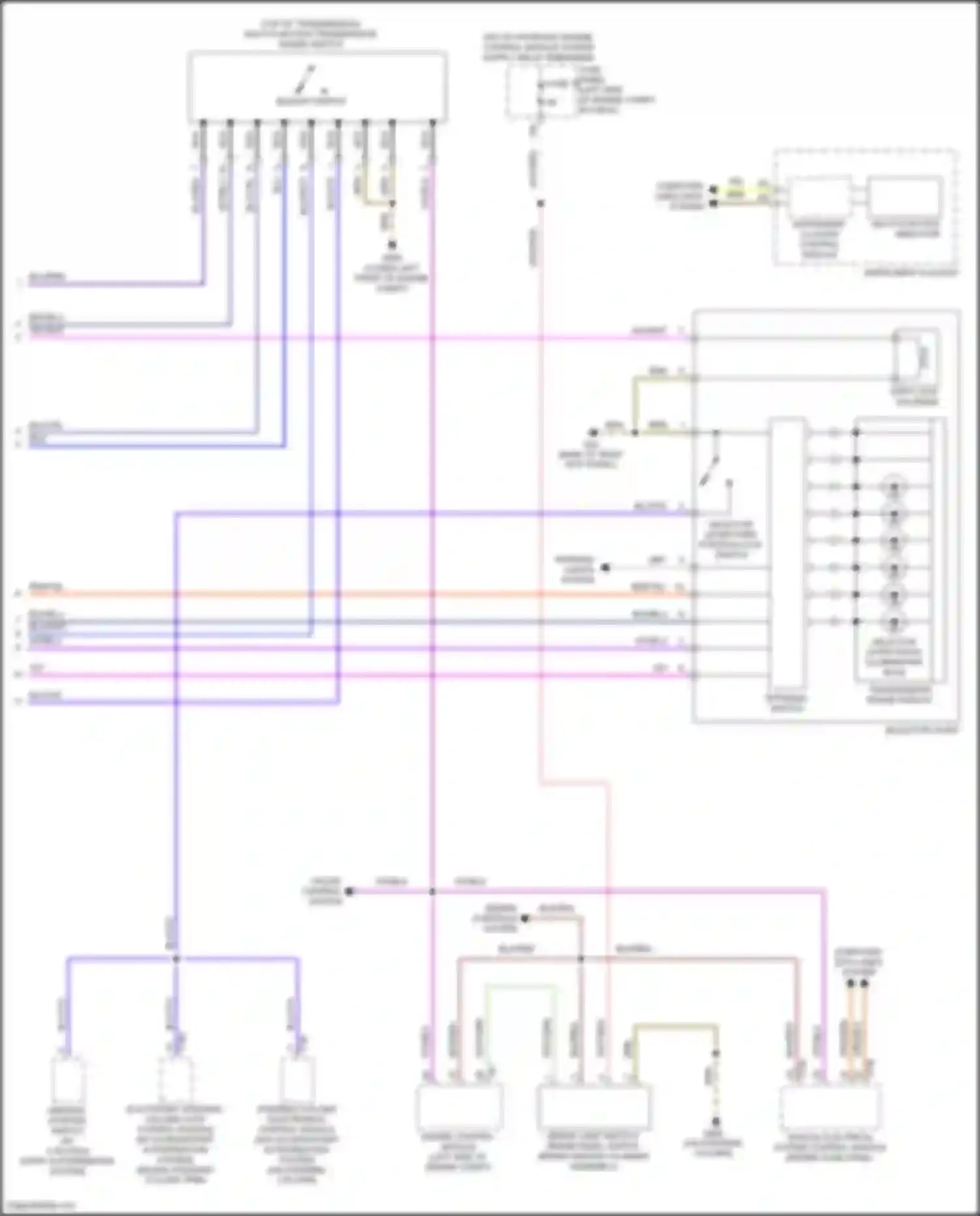 Wiring diagram engine controls system for Volkswagen Bora III (2012-2018) (11 of 14)