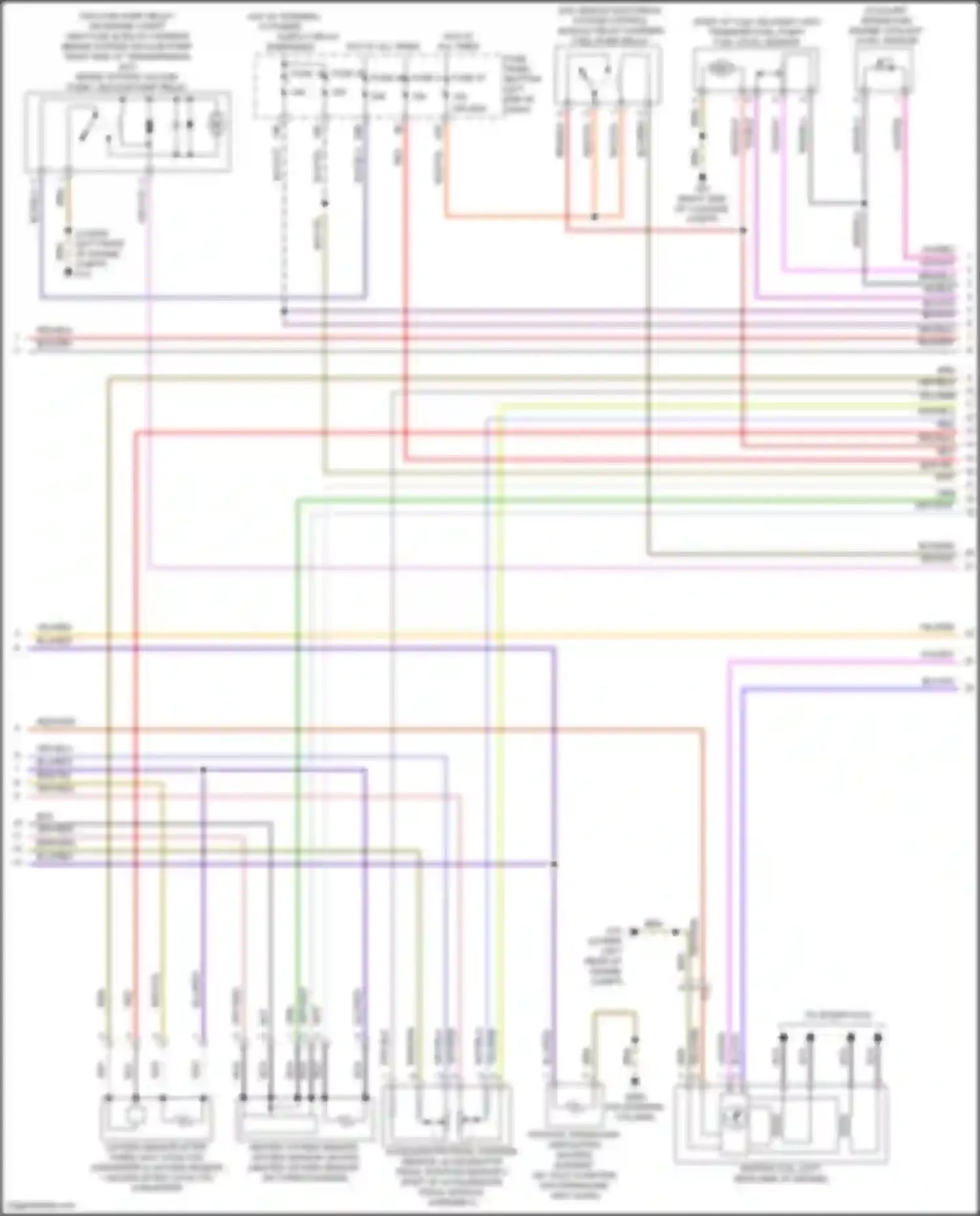 Wiring diagram engine coolant level sensor for Volkswagen Bora III (2012-2018) (8 of 10)