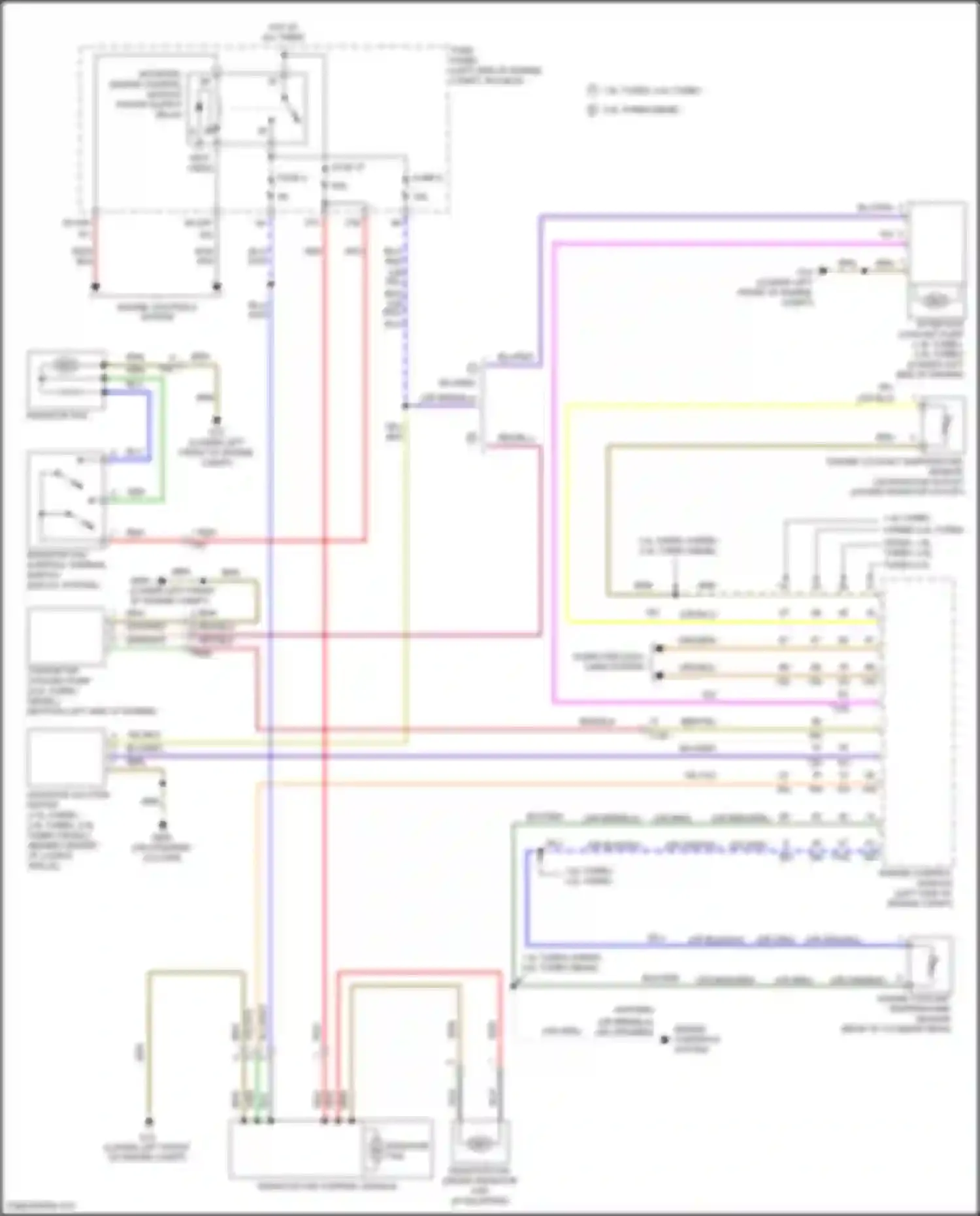 Wiring diagram engine coolant temperature sensor for Volkswagen Bora III (2012-2018) (3 of 9)