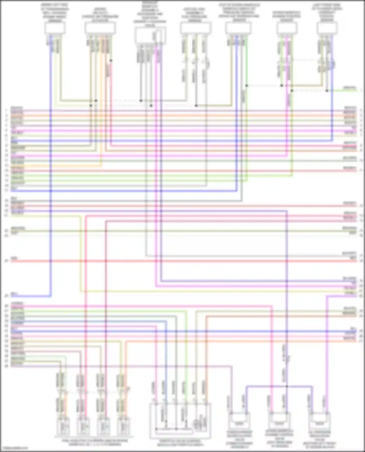 Wiring diagram engine speed sensor for Volkswagen Bora III (2012-2018) (9 of 10)