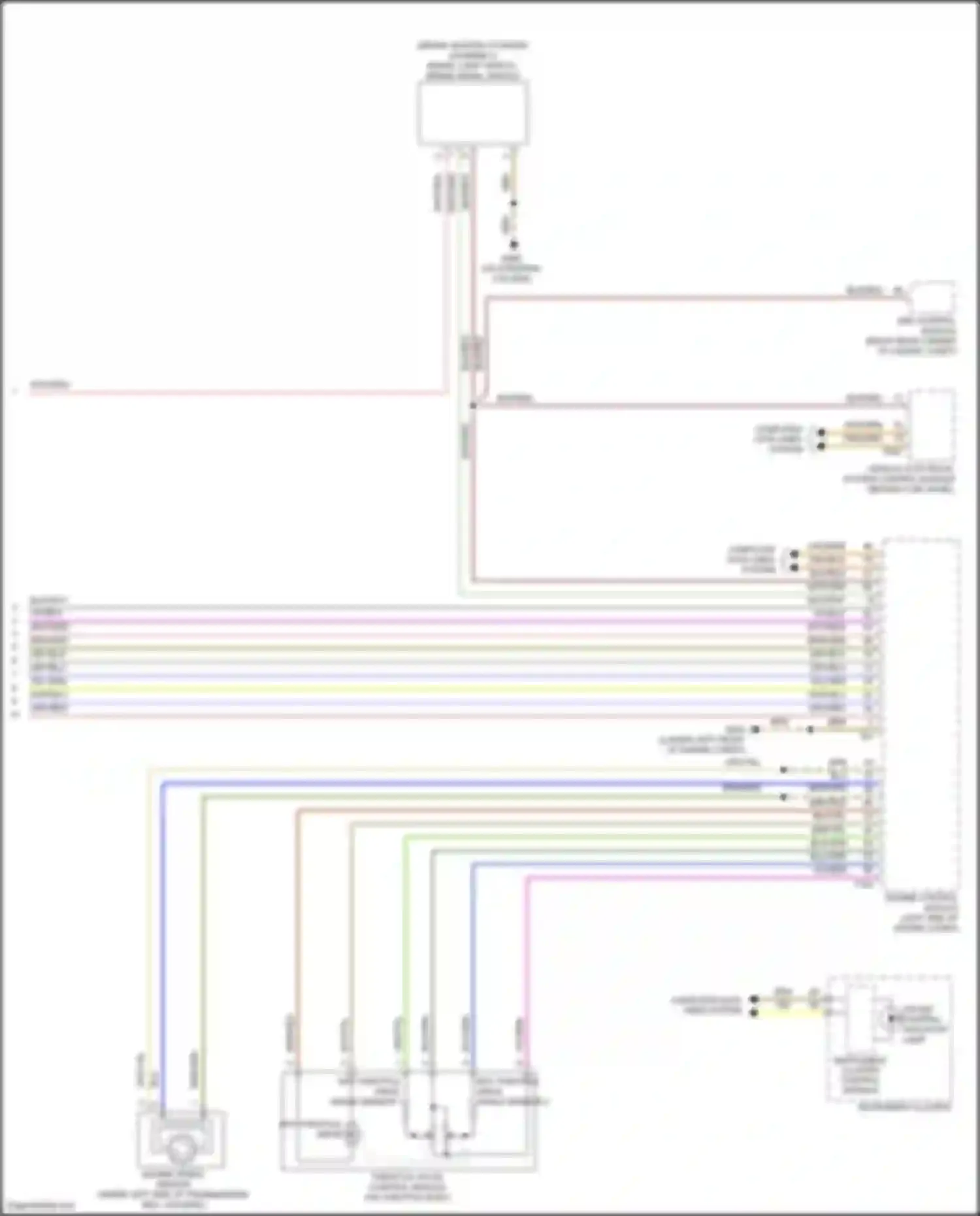 Wiring diagram epc throttle drive angle sensor 1 for Volkswagen Bora III (2012-2018) (4 of 4)