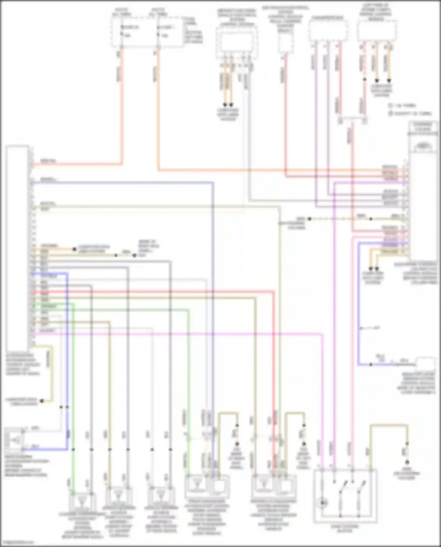 Wiring diagram fuse 1 for Volkswagen Bora III (2012-2018) (6 of 10)