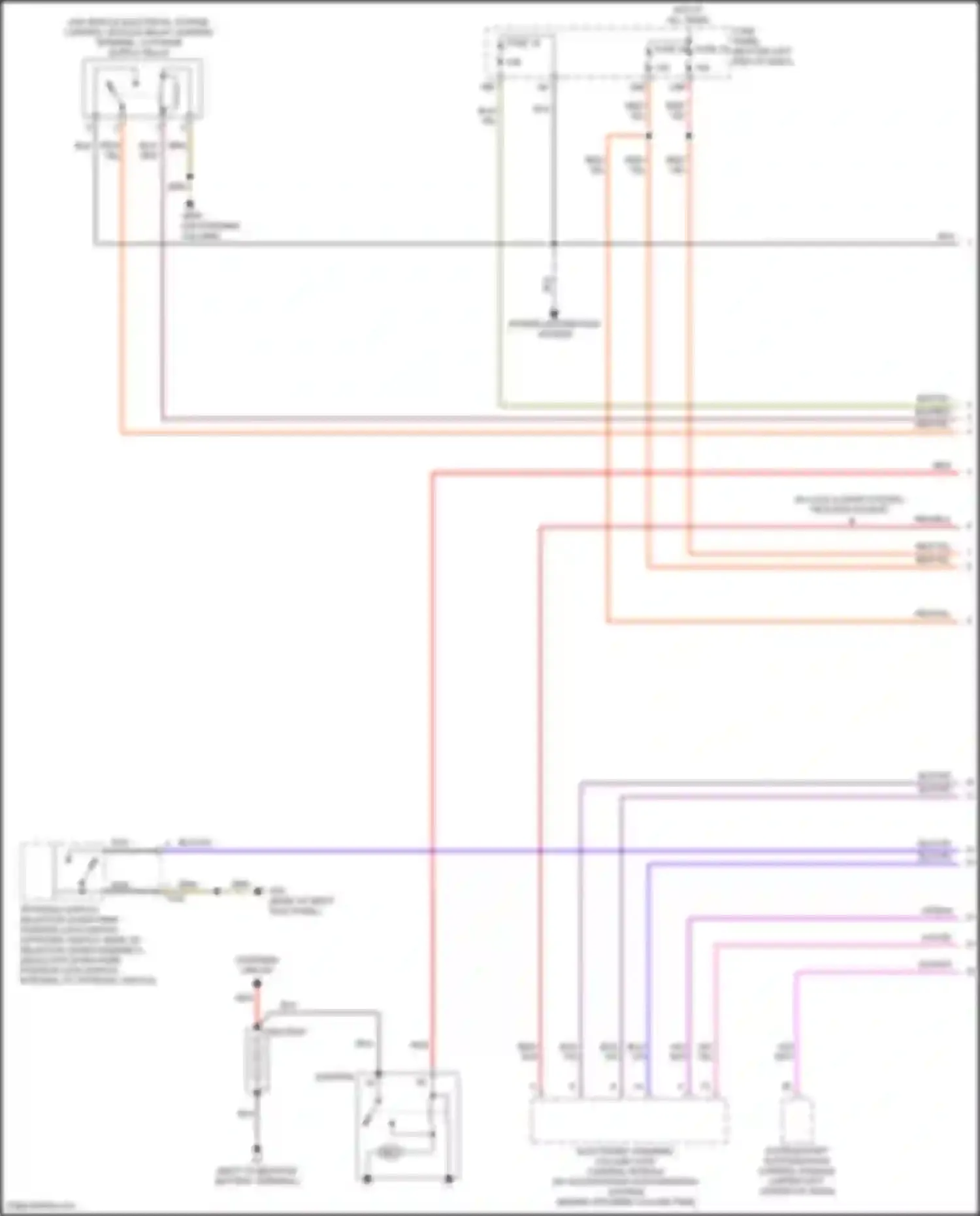 Wiring diagram fuse panel c for Volkswagen Bora III (2012-2018) (81 of 103)