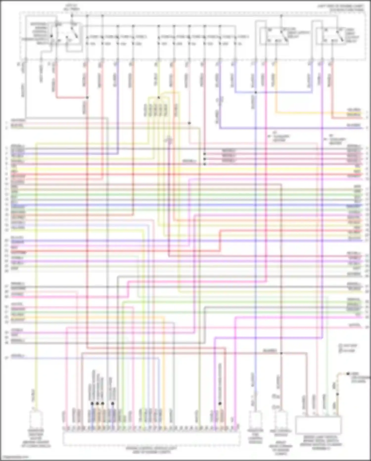 Wiring diagram high heat output relay for Volkswagen Bora III (2012-2018) (2 of 2)